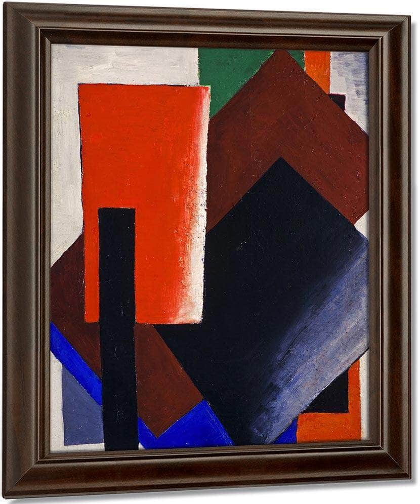 Lyubov Popova Painterly Architectonic 1916 Oil On Board Scottish National Gallery Of Modern Art Edinburgh By Liubov Popova - Image 5