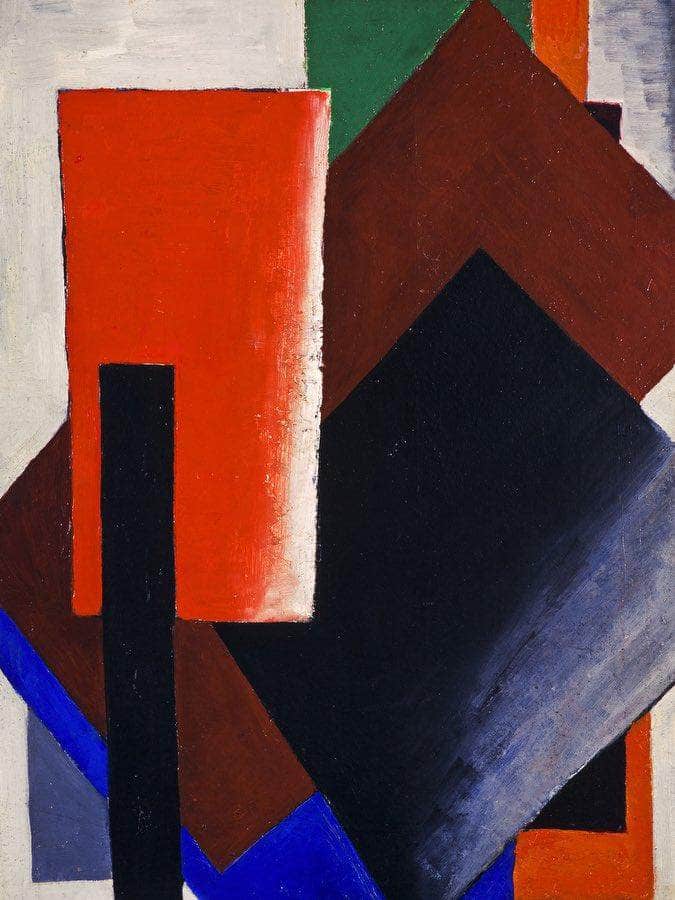 Lyubov Popova Painterly Architectonic 1916 Oil On Board Scottish National Gallery Of Modern Art Edinburgh By Liubov Popova - Image 6