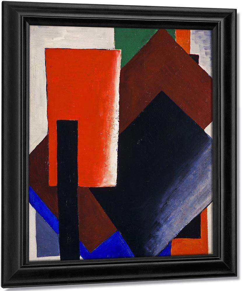 Lyubov Popova Painterly Architectonic 1916 Oil On Board Scottish National Gallery Of Modern Art Edinburgh By Liubov Popova - Image 7