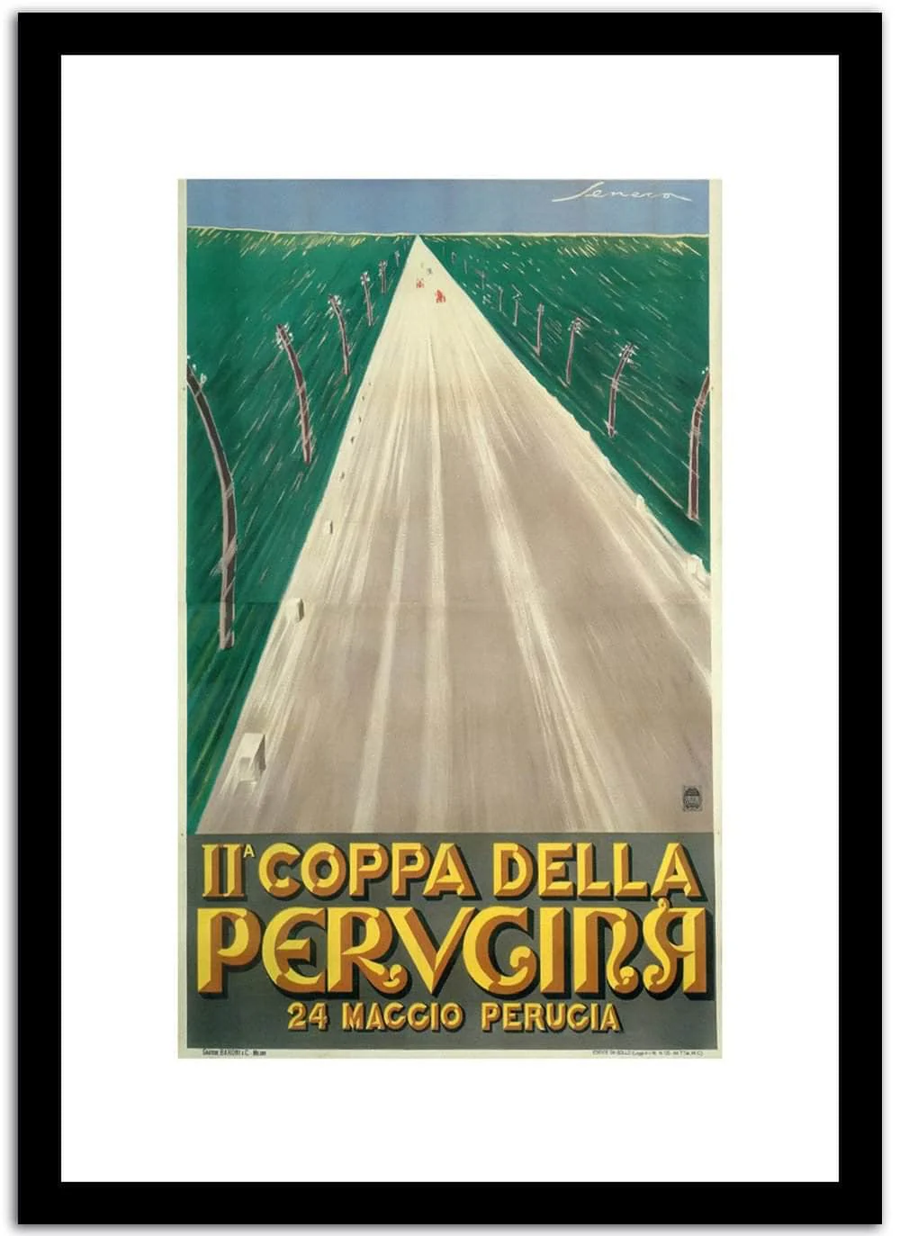 Maccio Perucia Vintage Poster