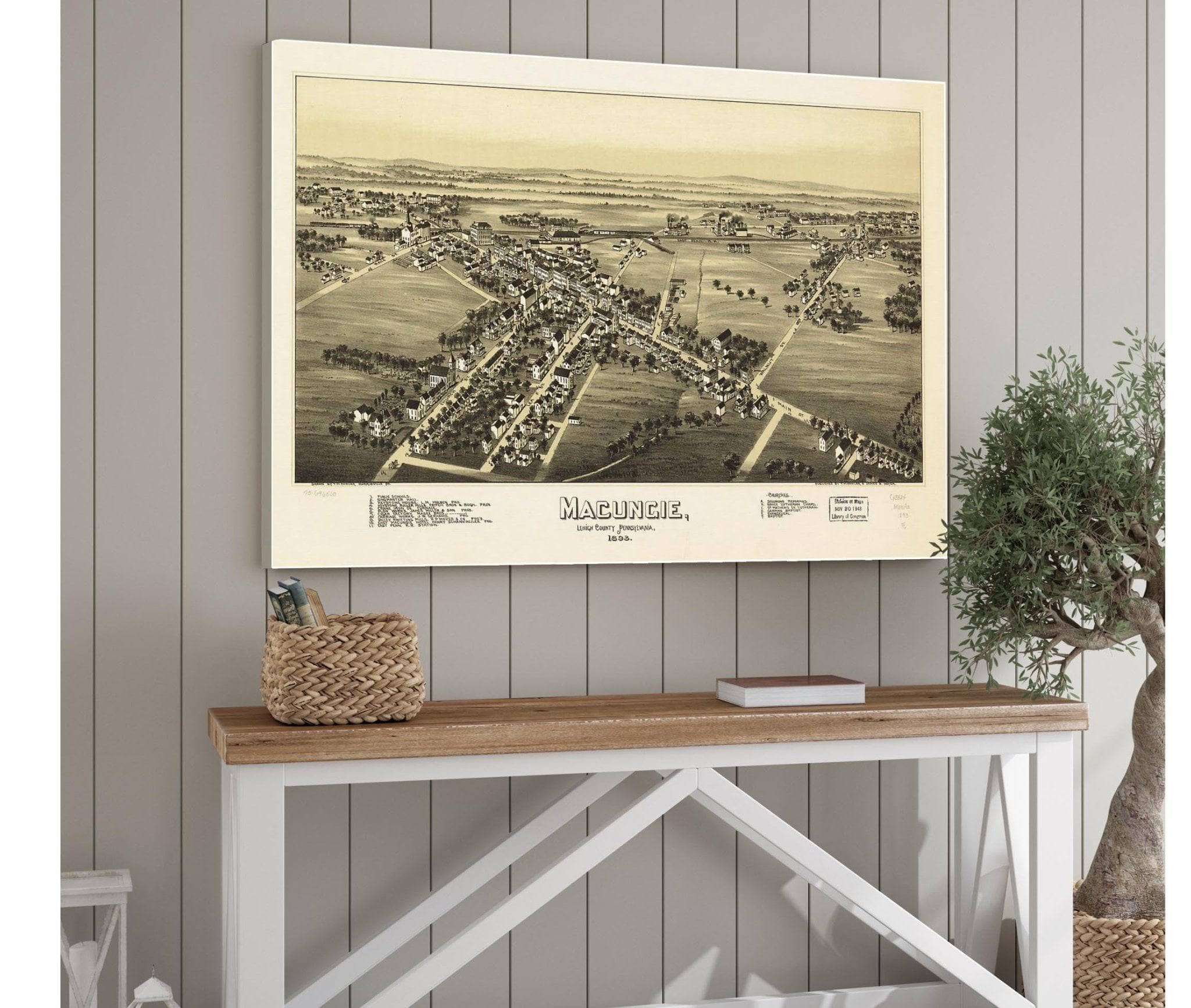 Macungie Lehigh County Pennsylvania 1893 State Of Pennsylvania - Image 6