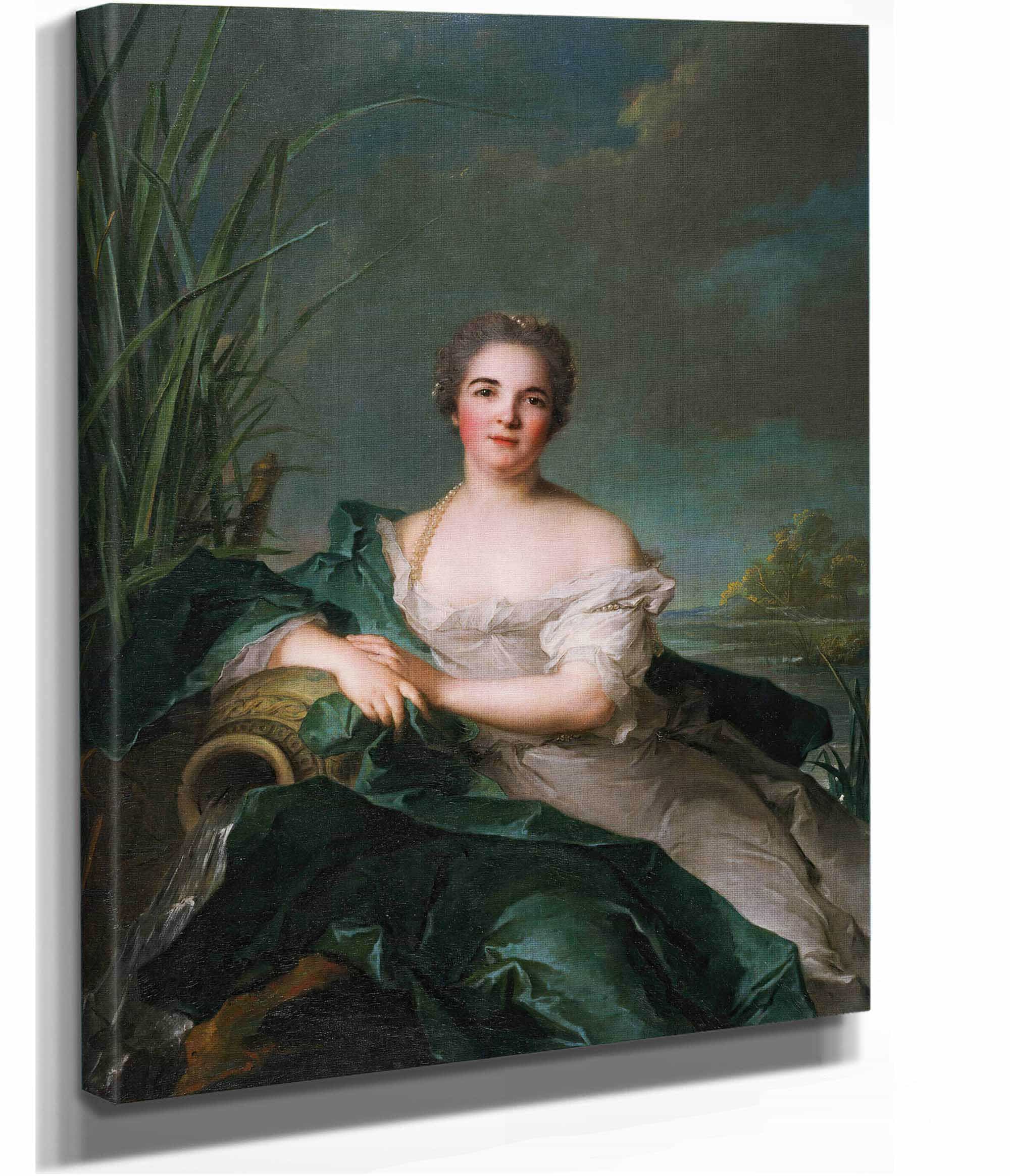 Madame De Flesselles by Jean Marc Nattier
