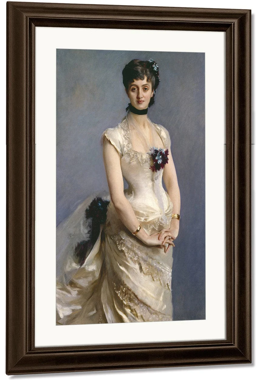 Madame Paul Poirson By John Singer Sargent - Image 4