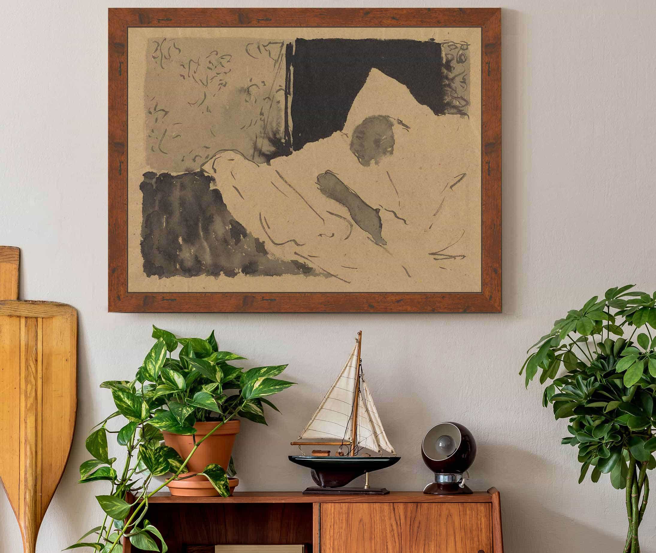 Madame V Sleeping by Edouard Vuillard - Image 3