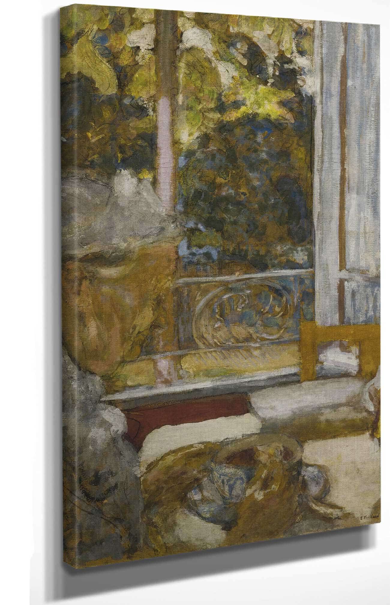 Madame Vuillard Au Petit Dejeuner A La Toquade by Edouard Vuillard - Image 4