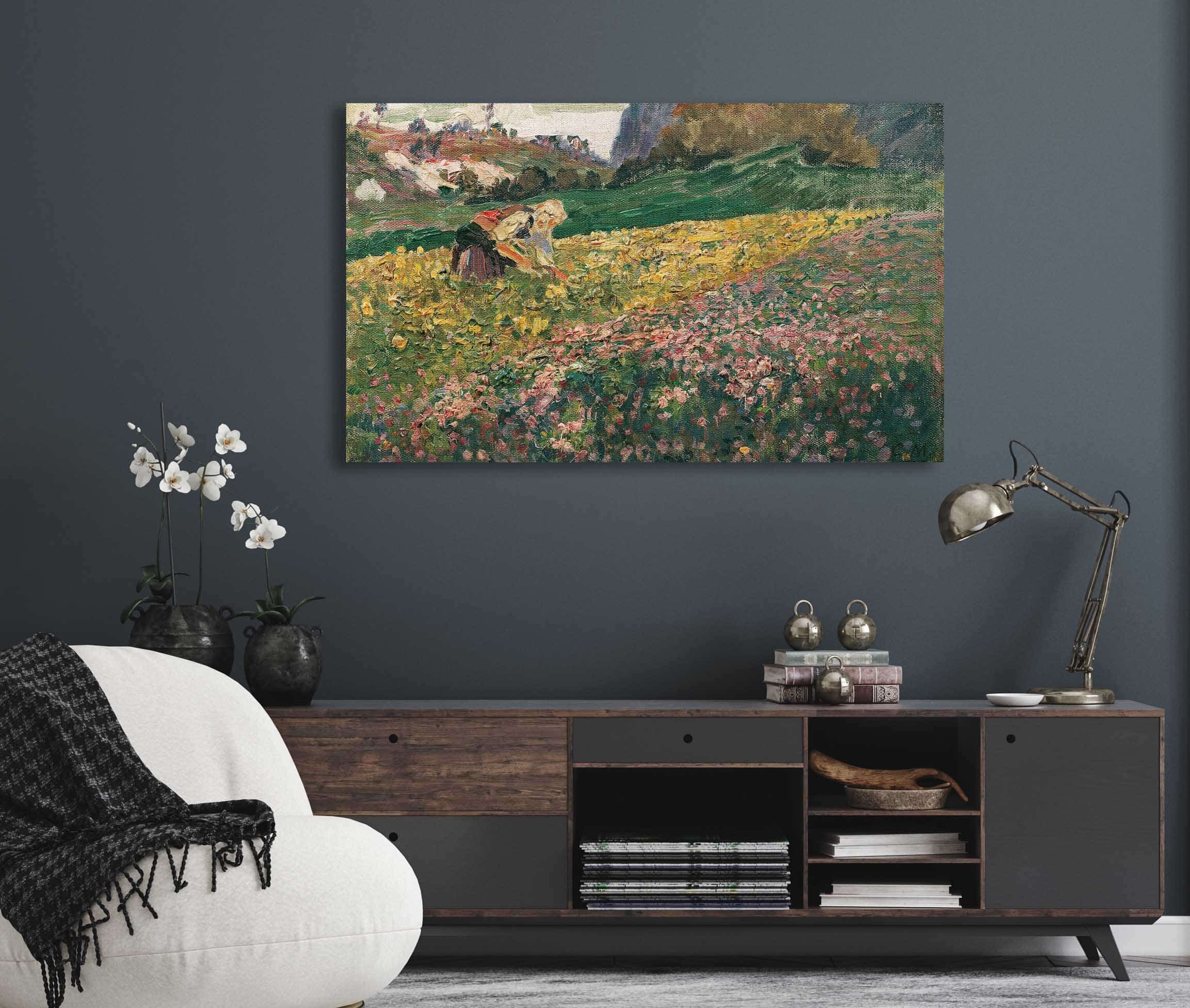 Madchen In Der Blumenwiese by Carl Moll - Image 5