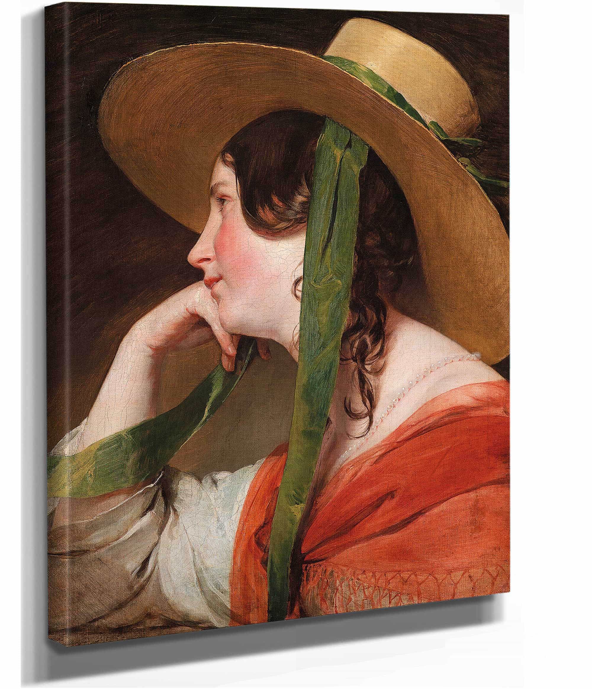Madchen Mit Strohhut by Friedrich Von Amerling - Image 2