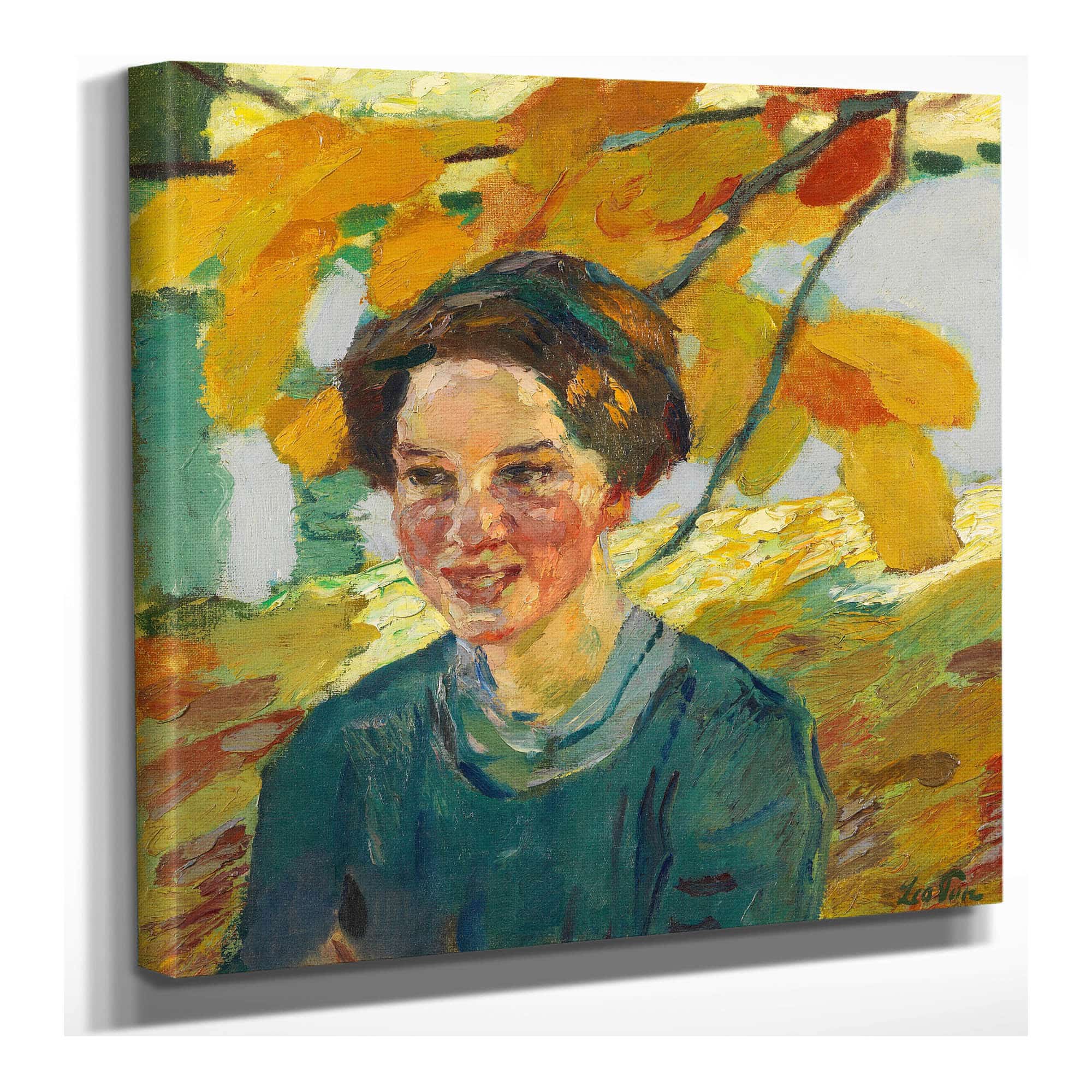 Madchenportrat by Leo Putz
