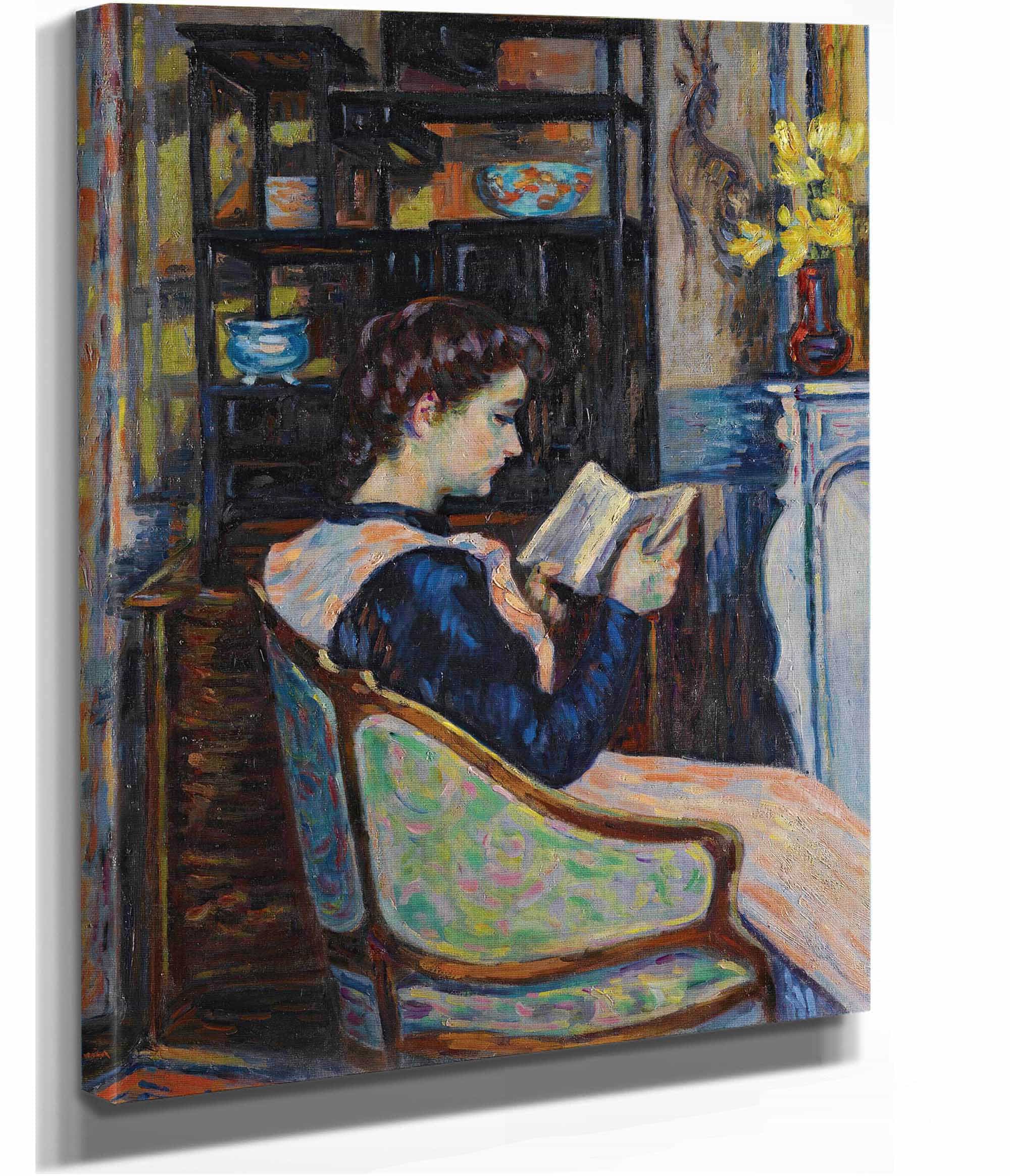 Mademoiselle Guillaumin Lisant by Armand Guillaumin - Image 2