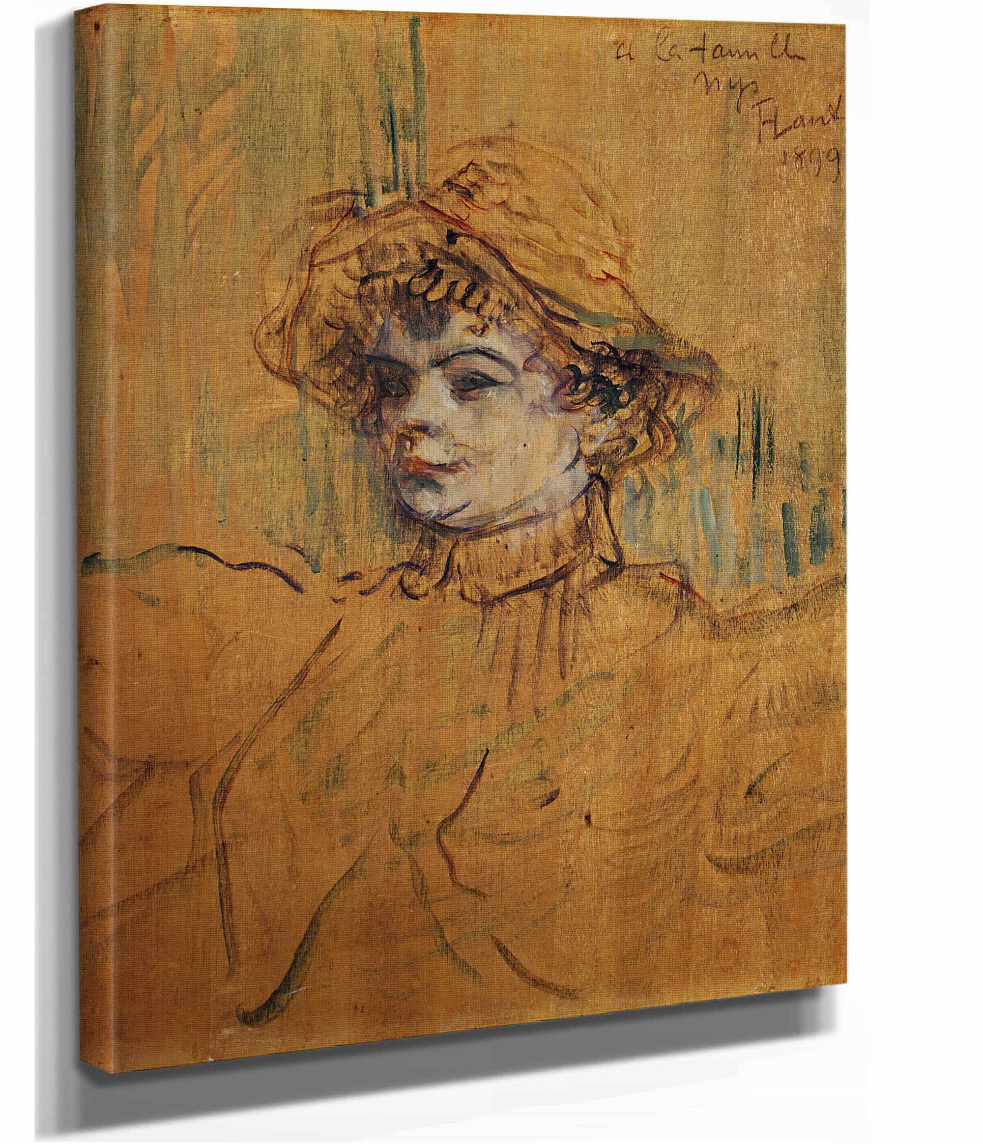 Mademoiselle Nys by Henri De Toulouse Lautrec - Image 2