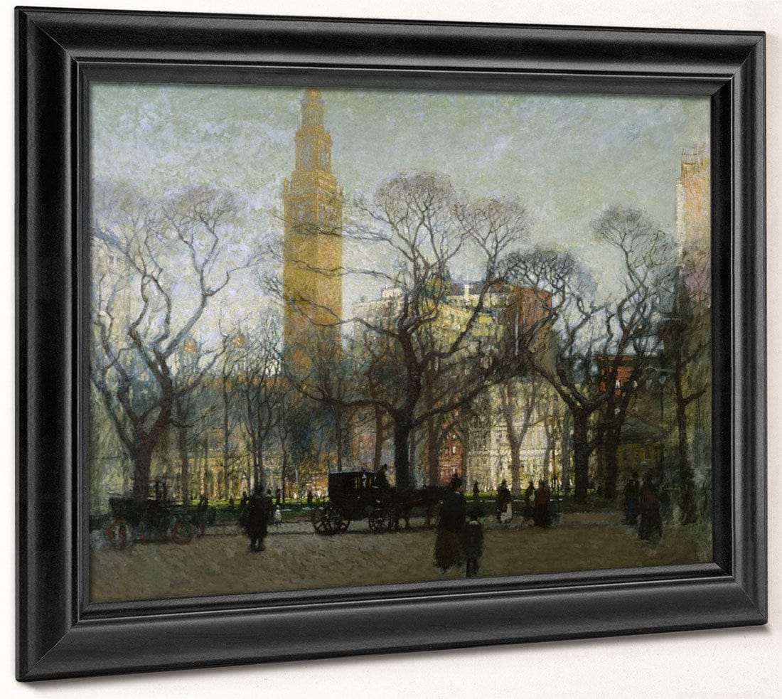 Madison Square In The Afternoon By Paul Cornoyer - Image 8