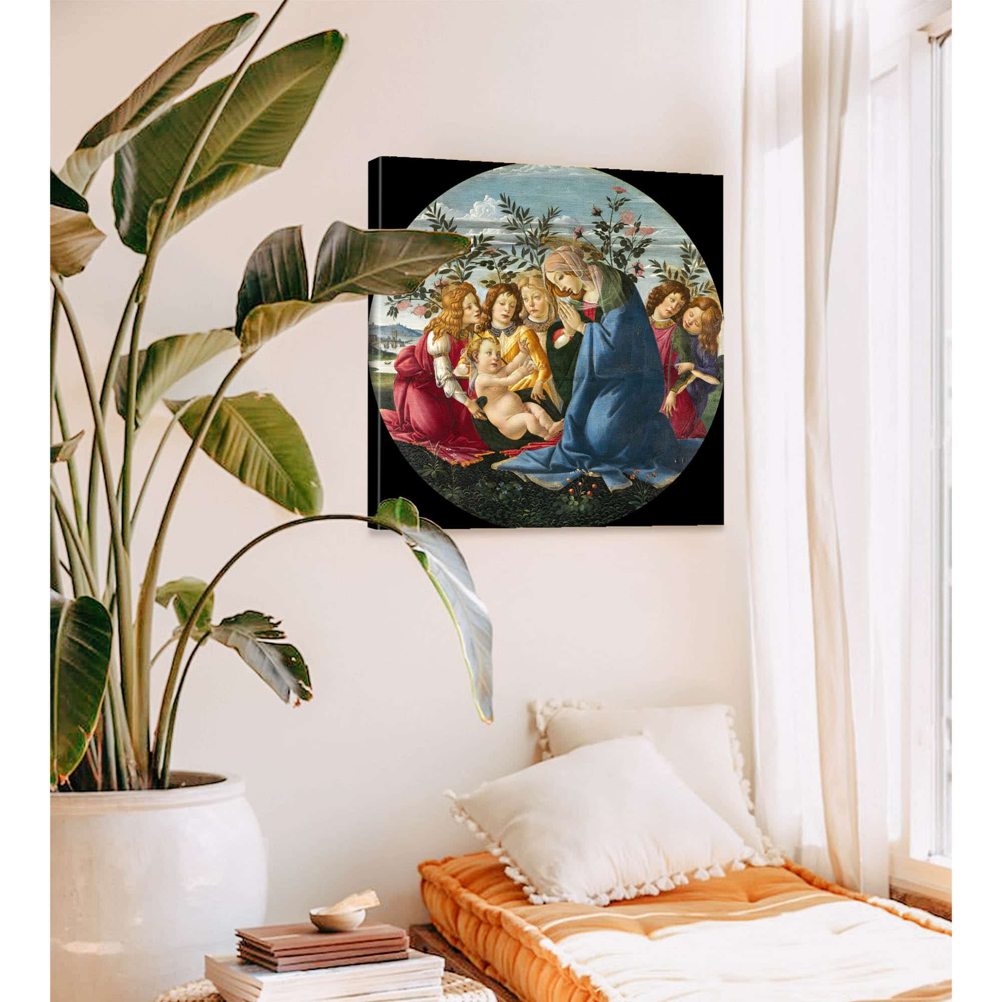 Madonna Adoring The Child With Five Angels From Until by Sandro Botticelli - Image 2