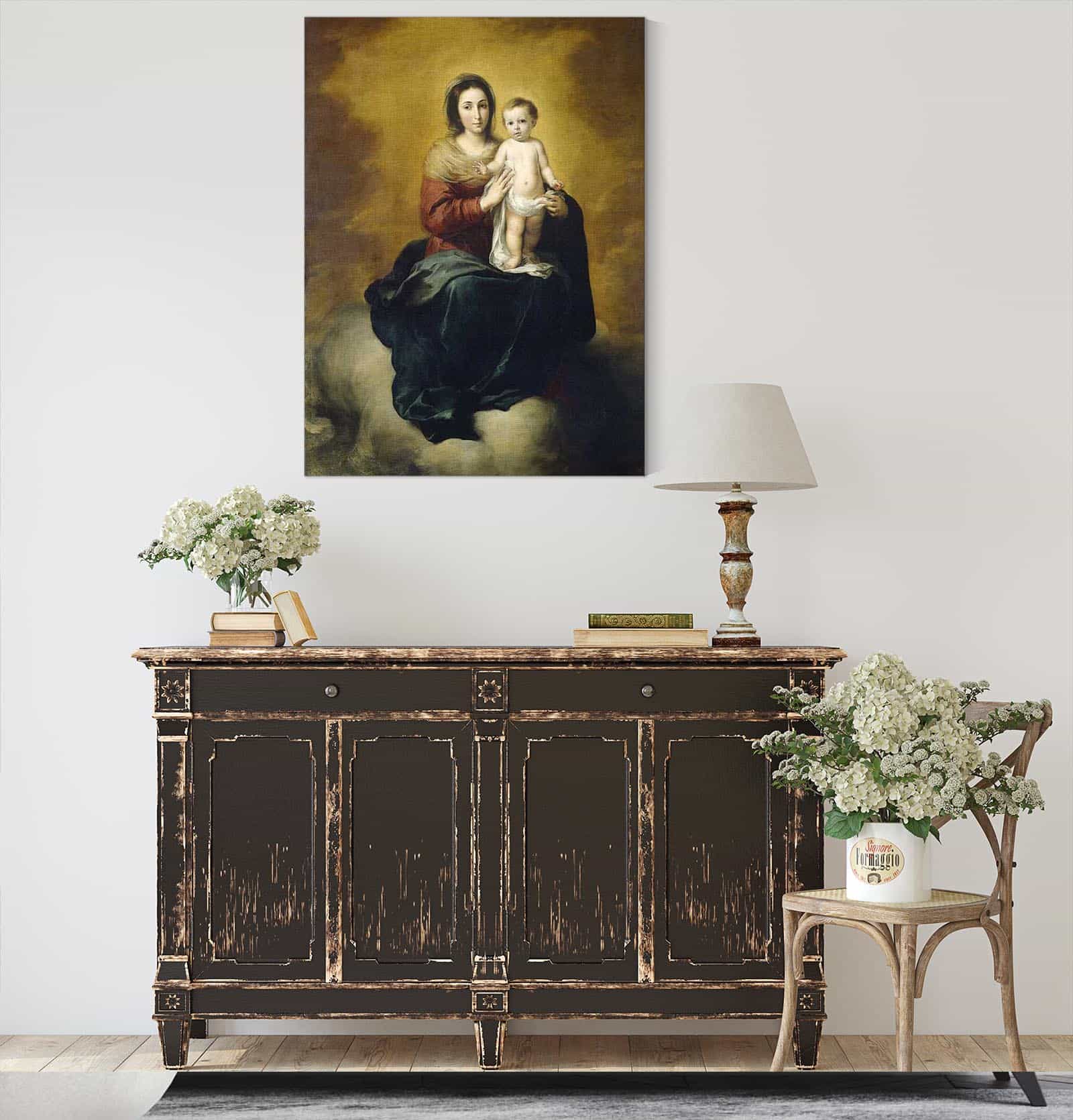 Madonna And Child by Bartolome Esteban Murillo - Image 4