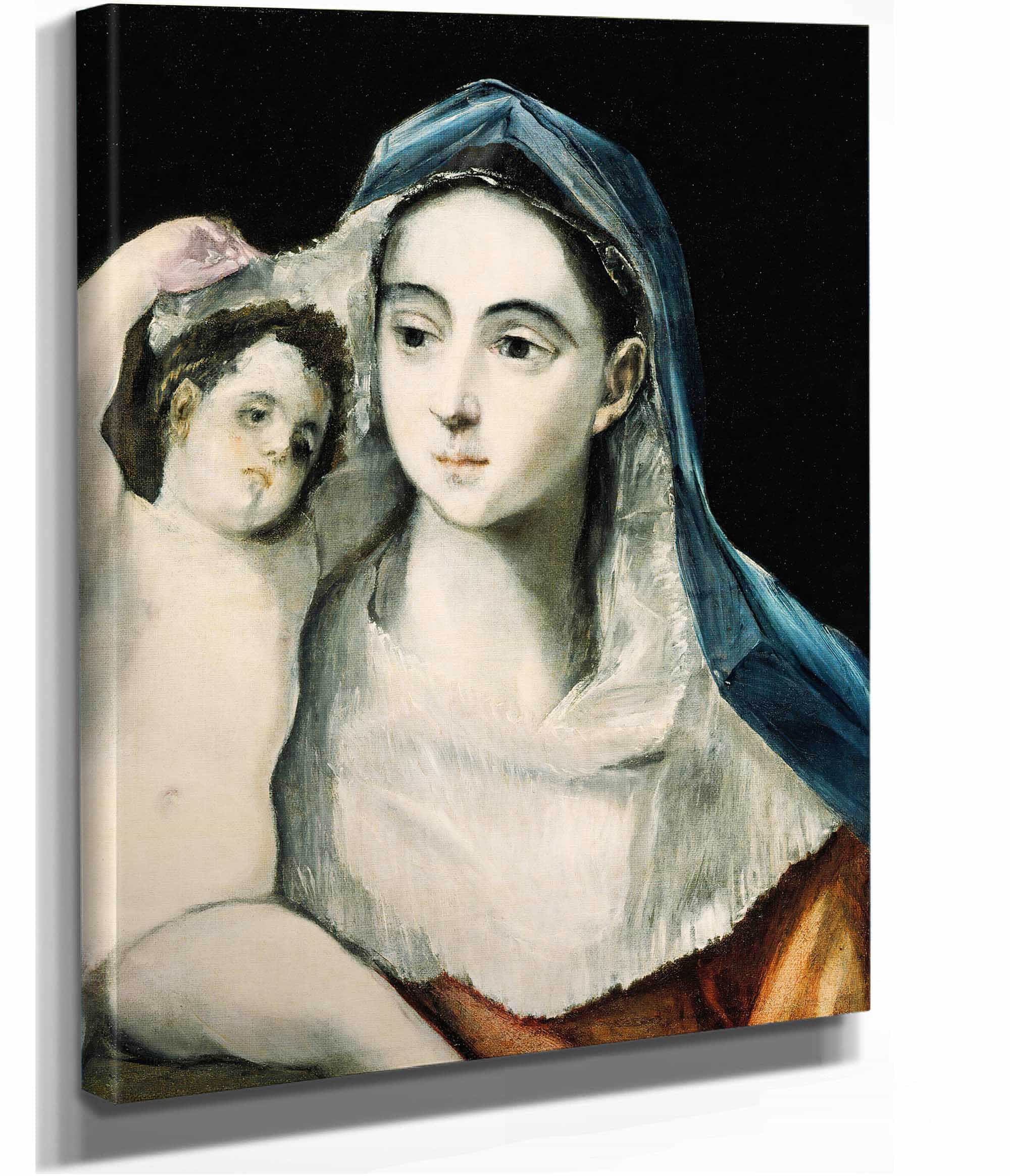Madonna And Child by El Greco - Image 2