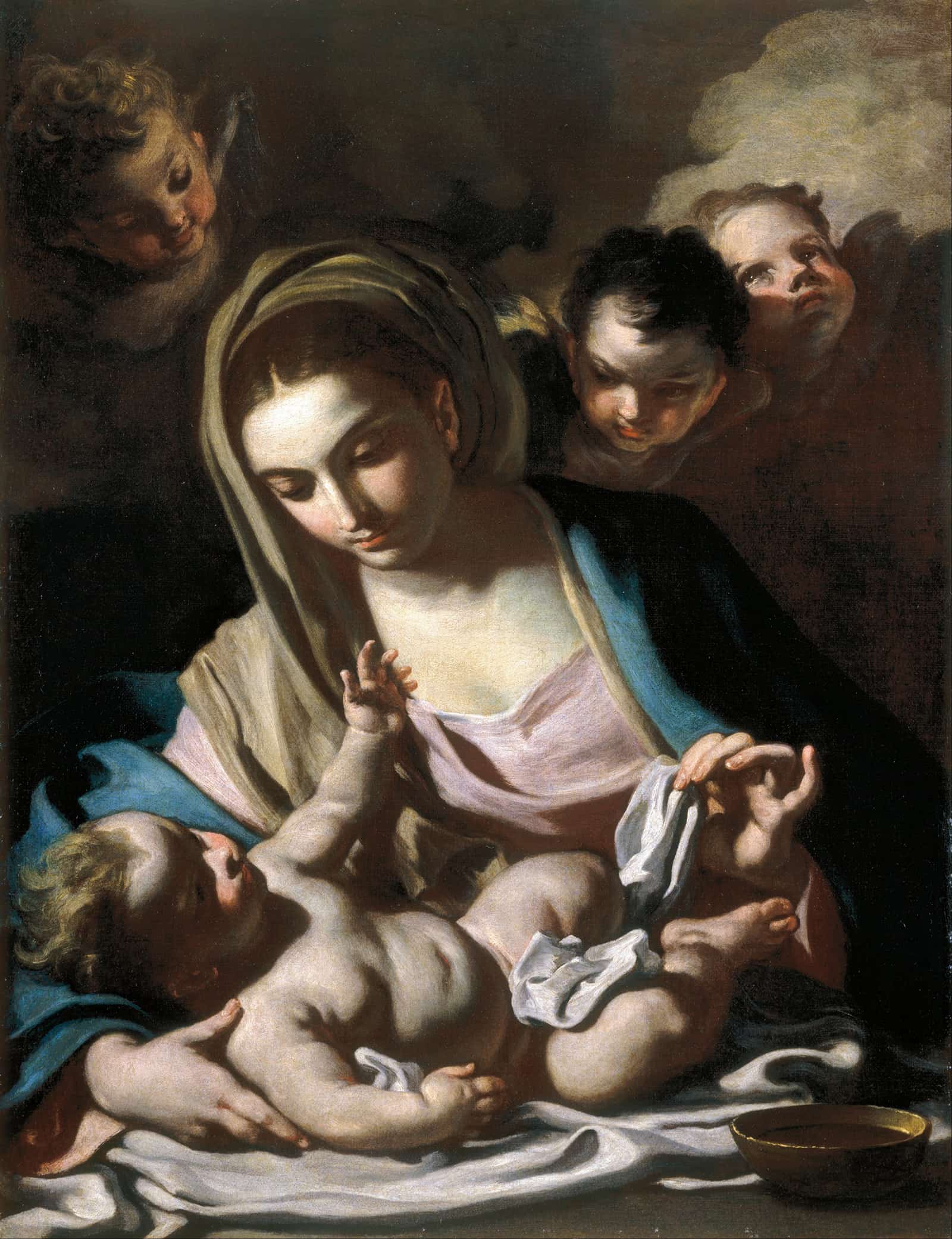Madonna And Child by Francesco Solimena - Image 2