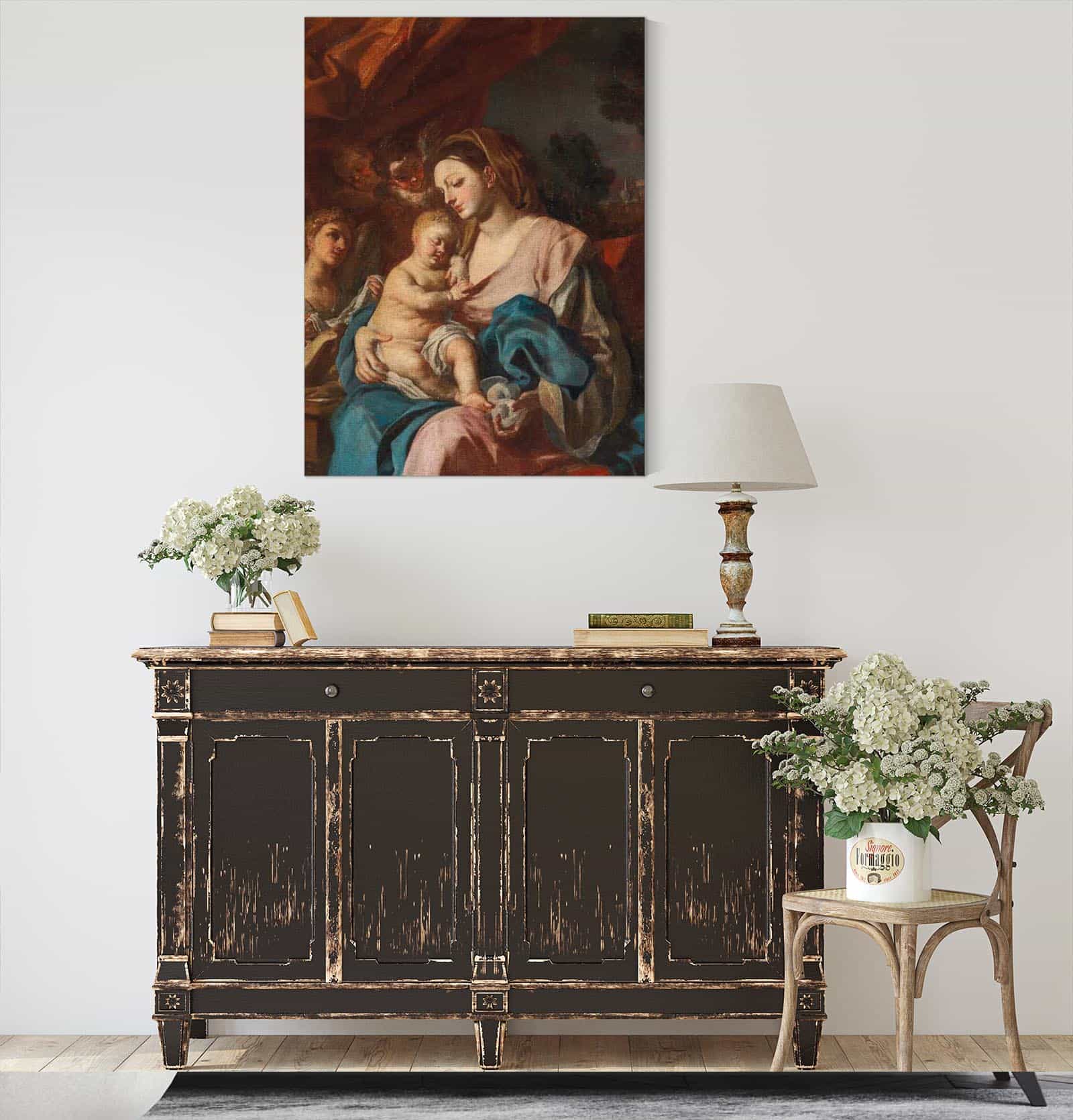 Madonna And Child by Francesco Solimena - Image 7
