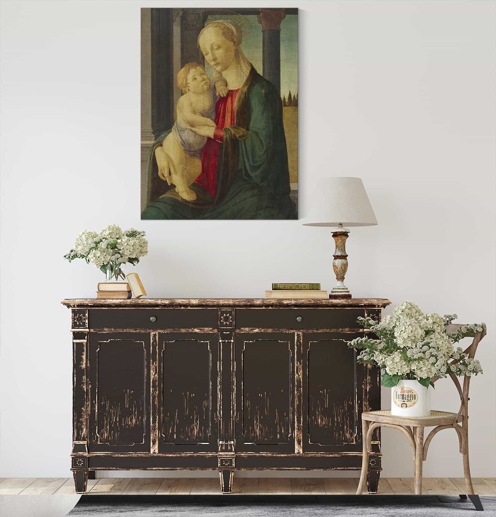 Madonna And Child by Sandro Botticelli - Image 4