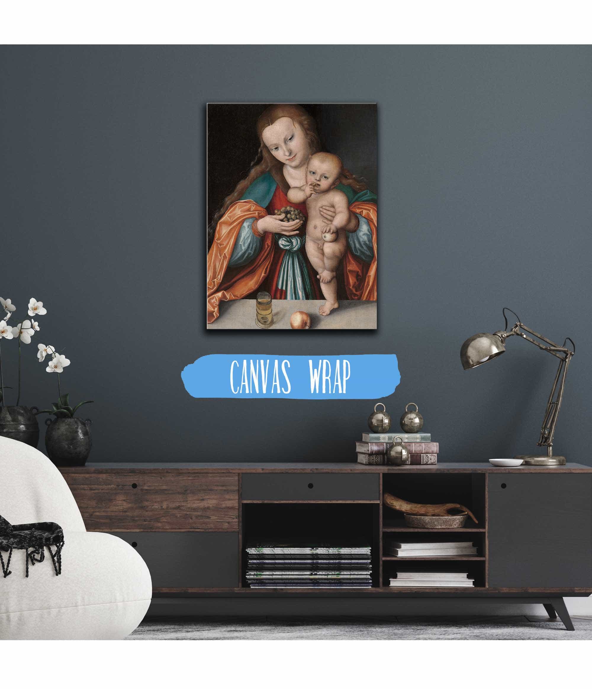 Madonna And Child Probably C Or After by Lucas Cranach The Elder - Image 3