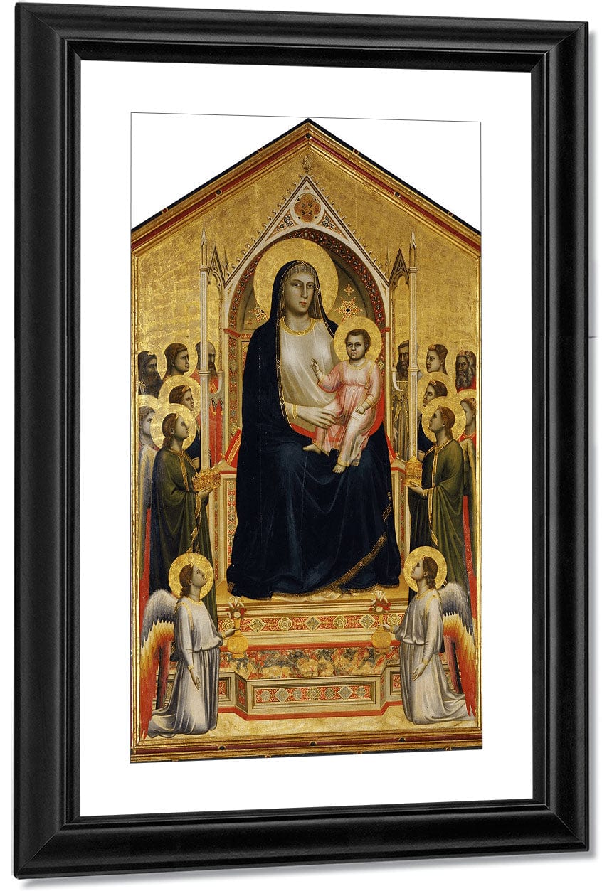 Madonna Enthroned 1310 By Giotto Di Bondone - Image 3
