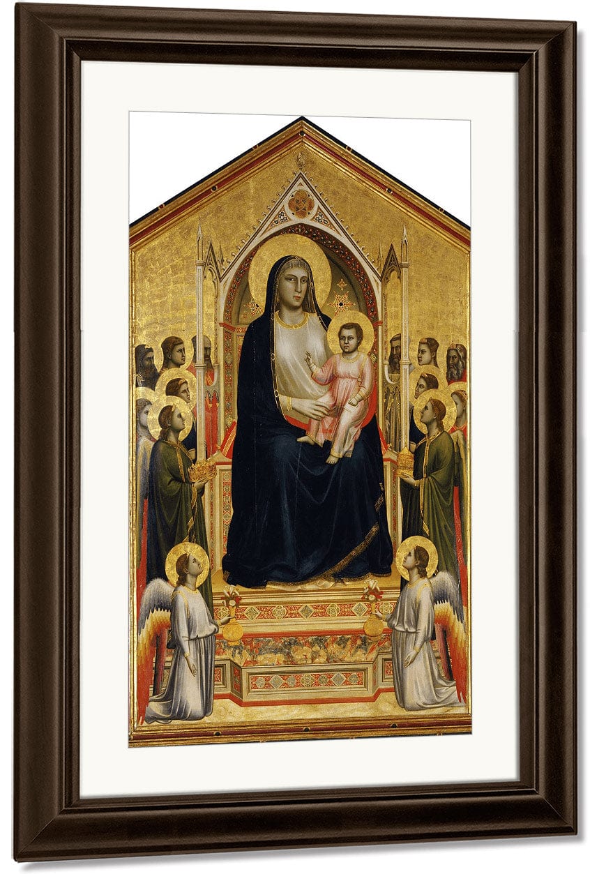 Madonna Enthroned 1310 By Giotto Di Bondone - Image 4