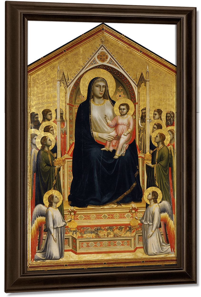 Madonna Enthroned 1310 By Giotto Di Bondone - Image 5