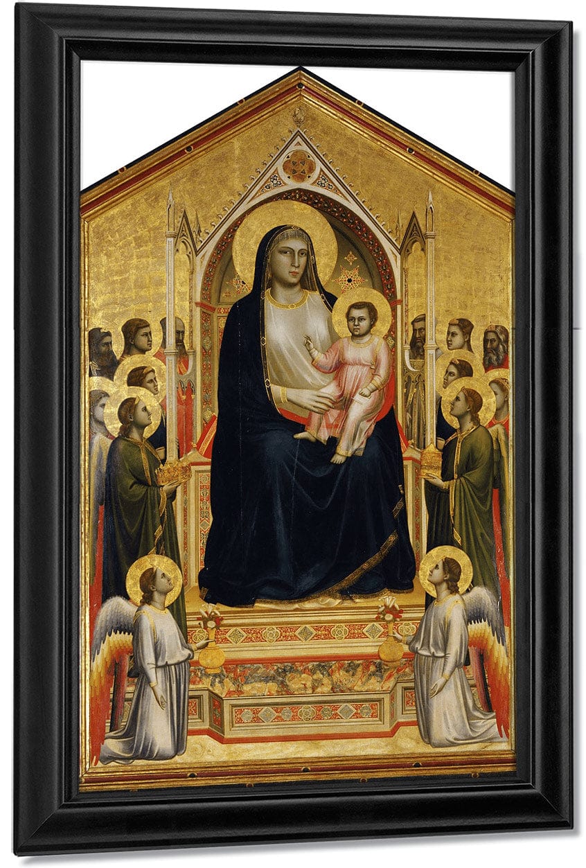Madonna Enthroned 1310 By Giotto Di Bondone - Image 7