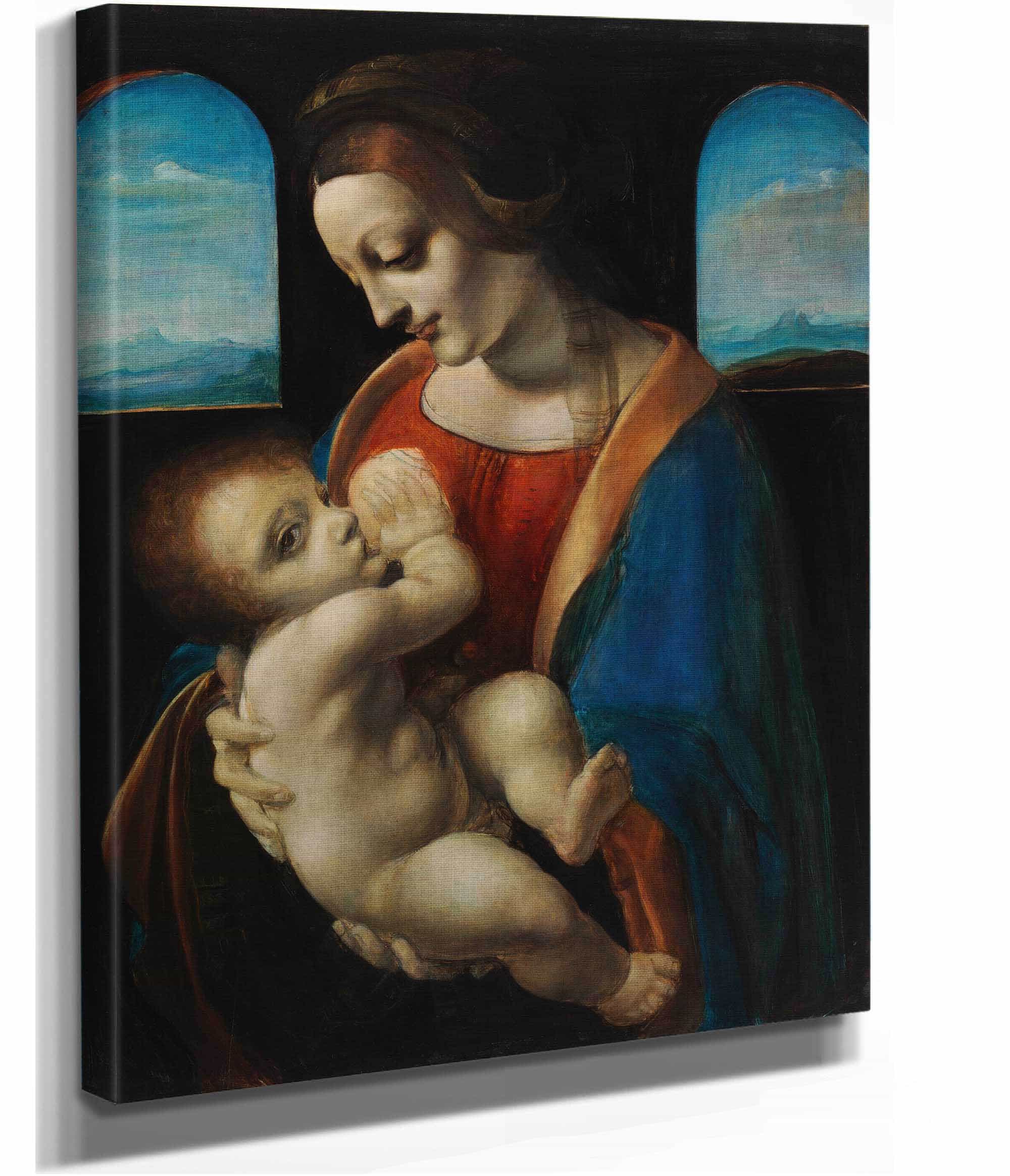 Madonna Litta Copy After Leonardo Da Vinci by Magnus Enckell - Image 2