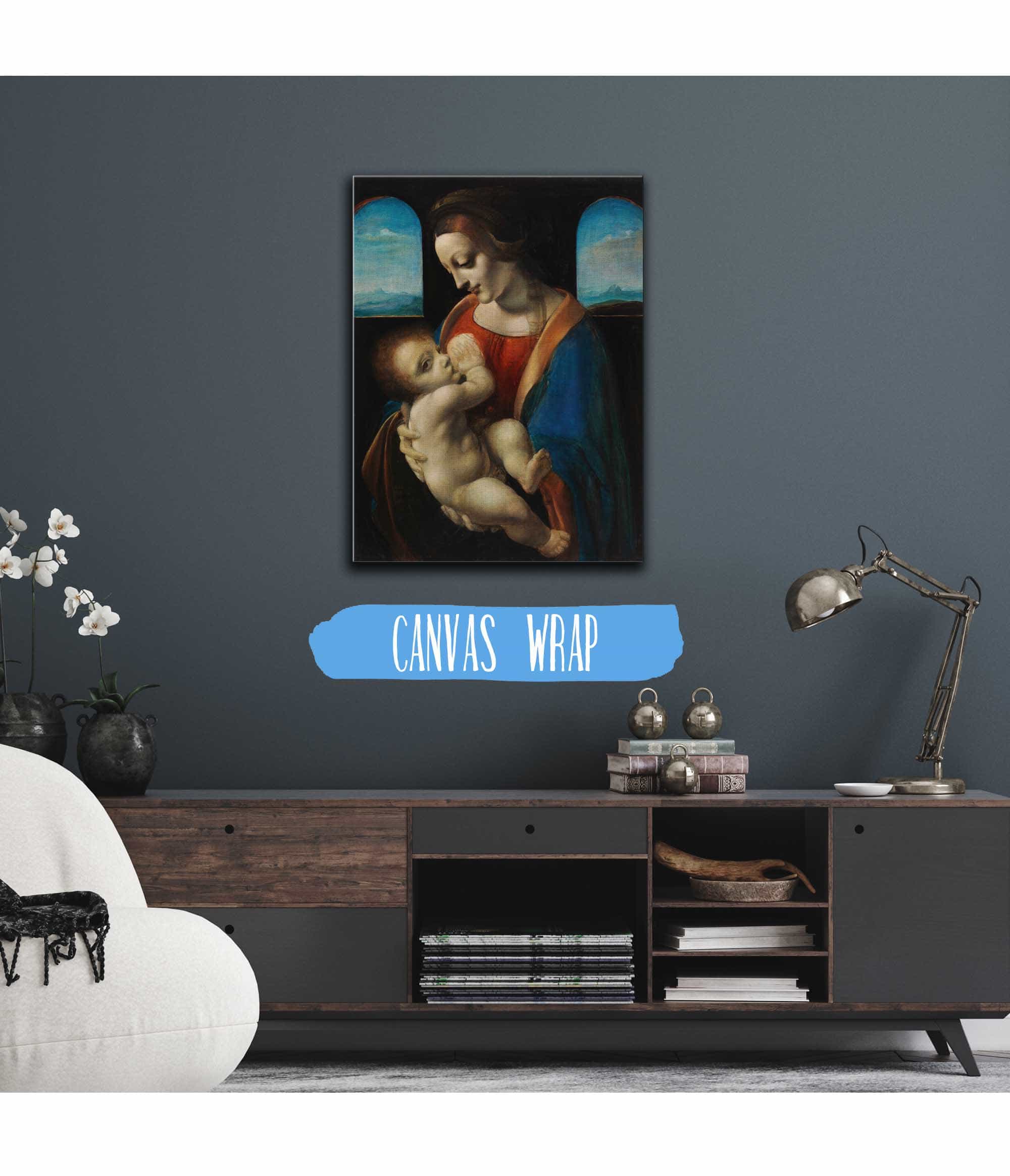 Madonna Litta Copy After Leonardo Da Vinci by Magnus Enckell - Image 3