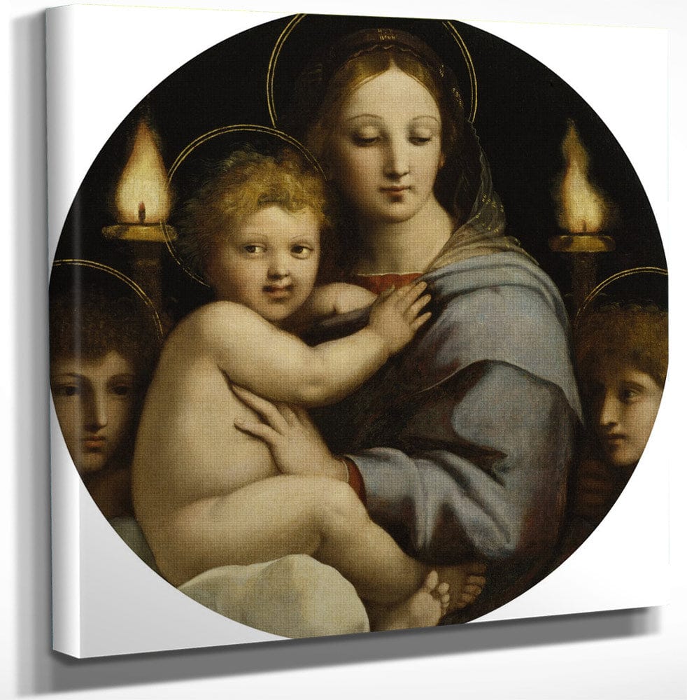 Madonna Of The Candelabra By Raphael