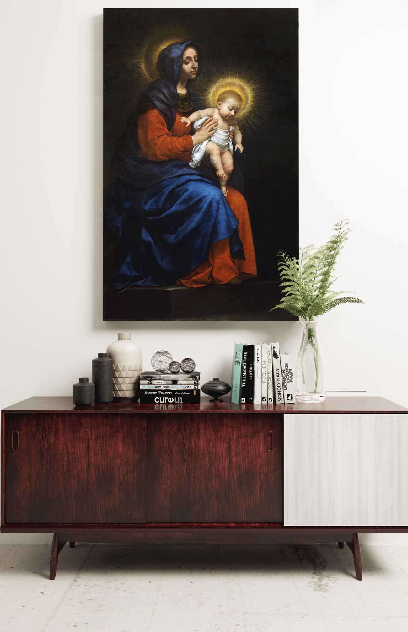 Madonna With Child by Carlo Dolci - Image 2
