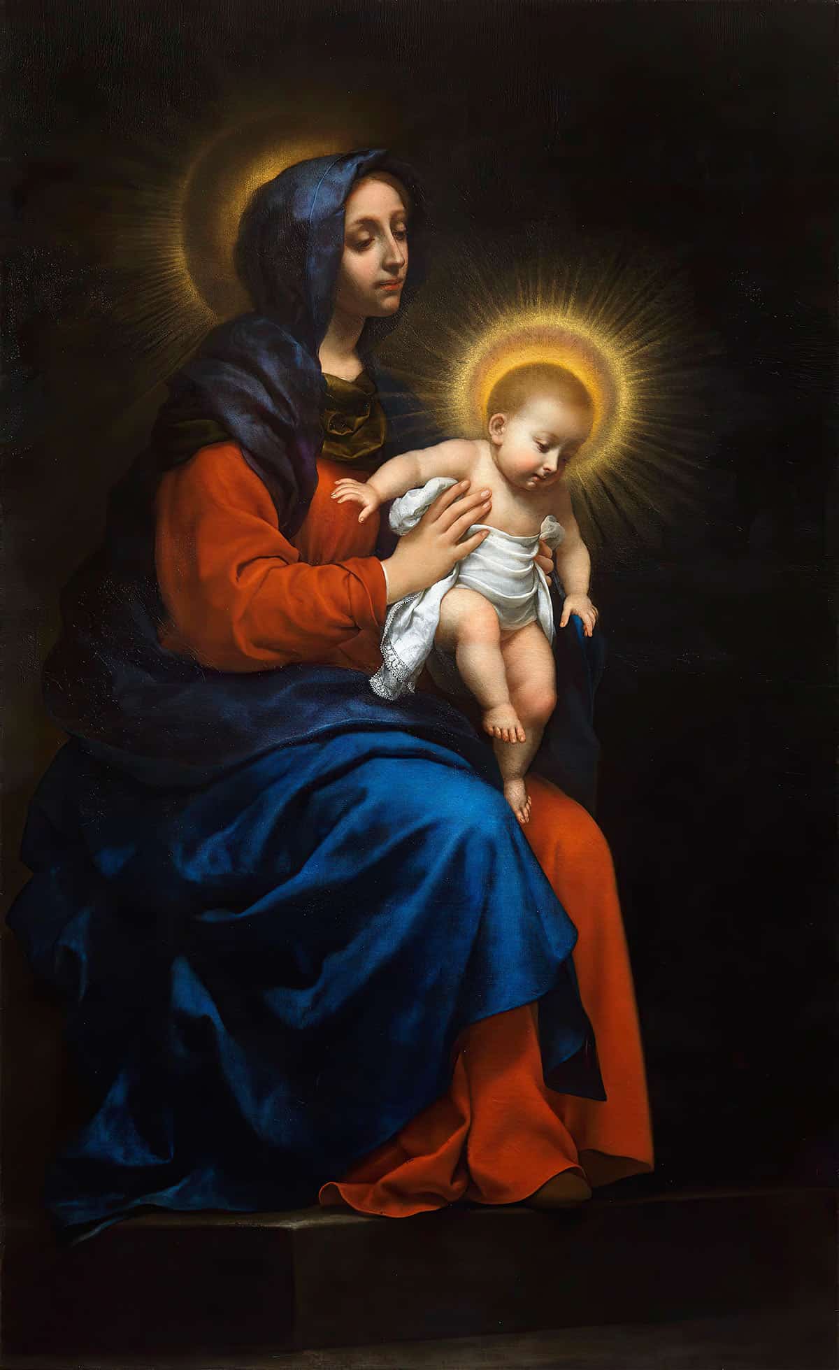Madonna With Child by Carlo Dolci - Image 3
