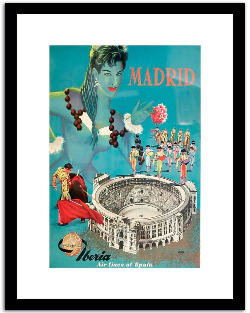 Madrid Vintage Poster