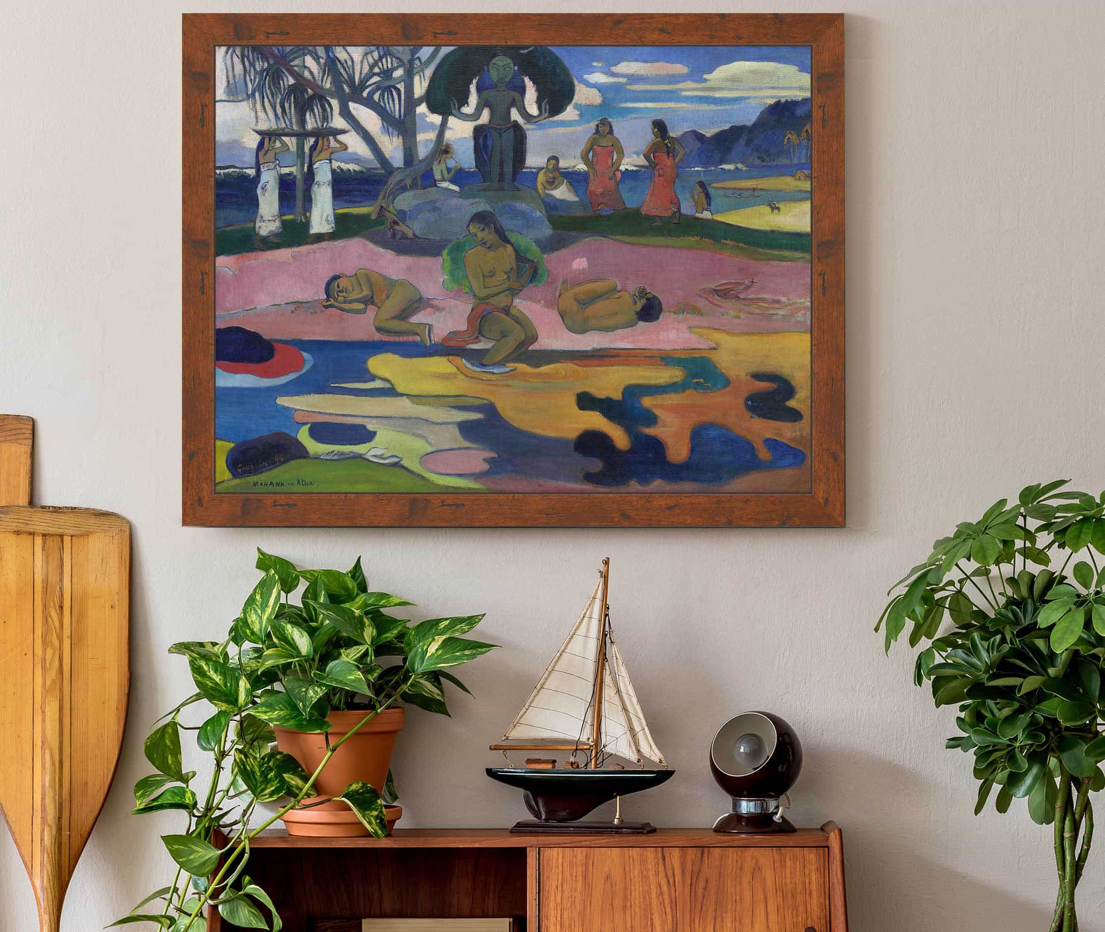 Mahana No Atua Day Of The God by Paul Gauguin - Image 3