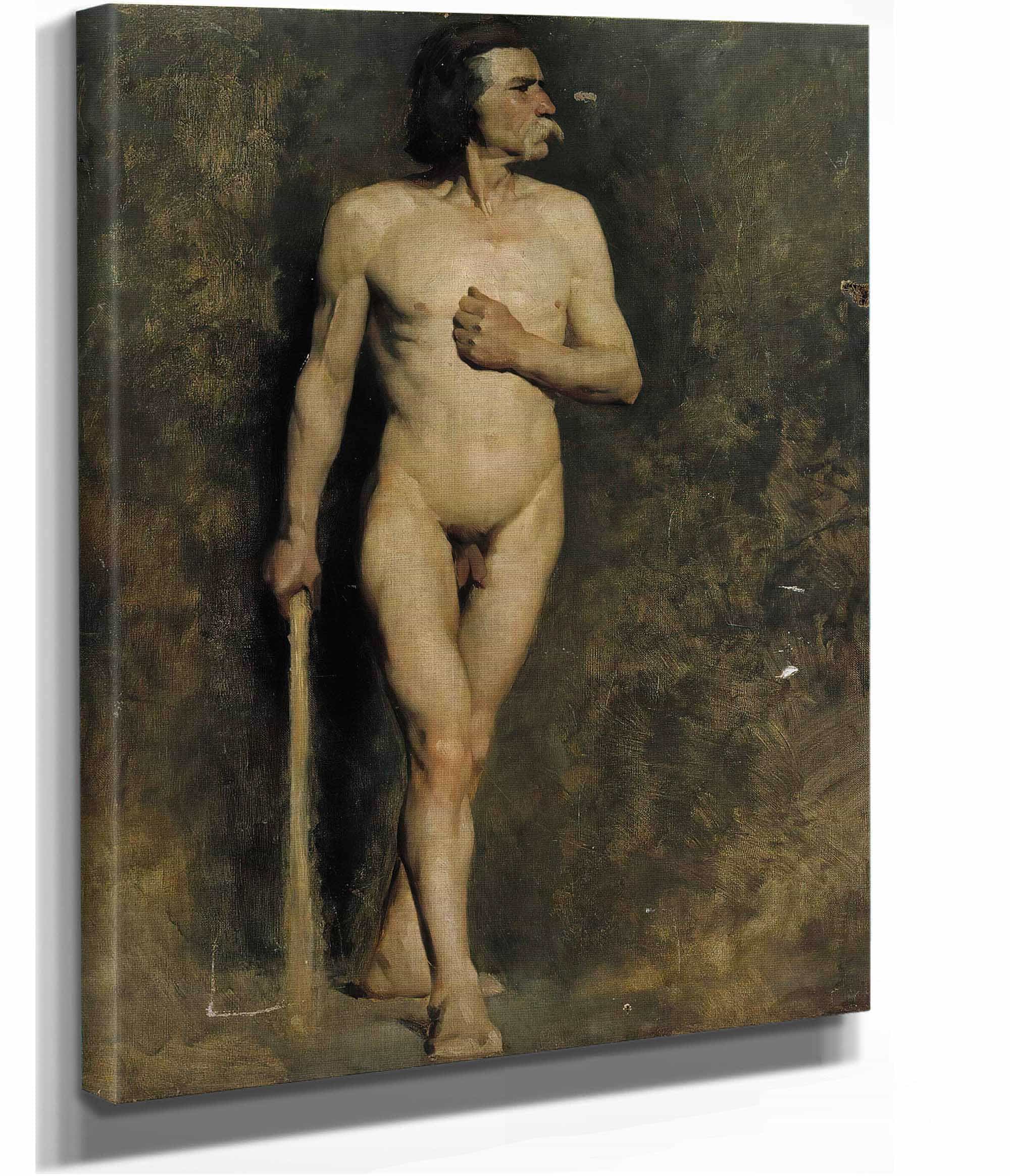 Male Model by Albert Edelfelt - Image 2