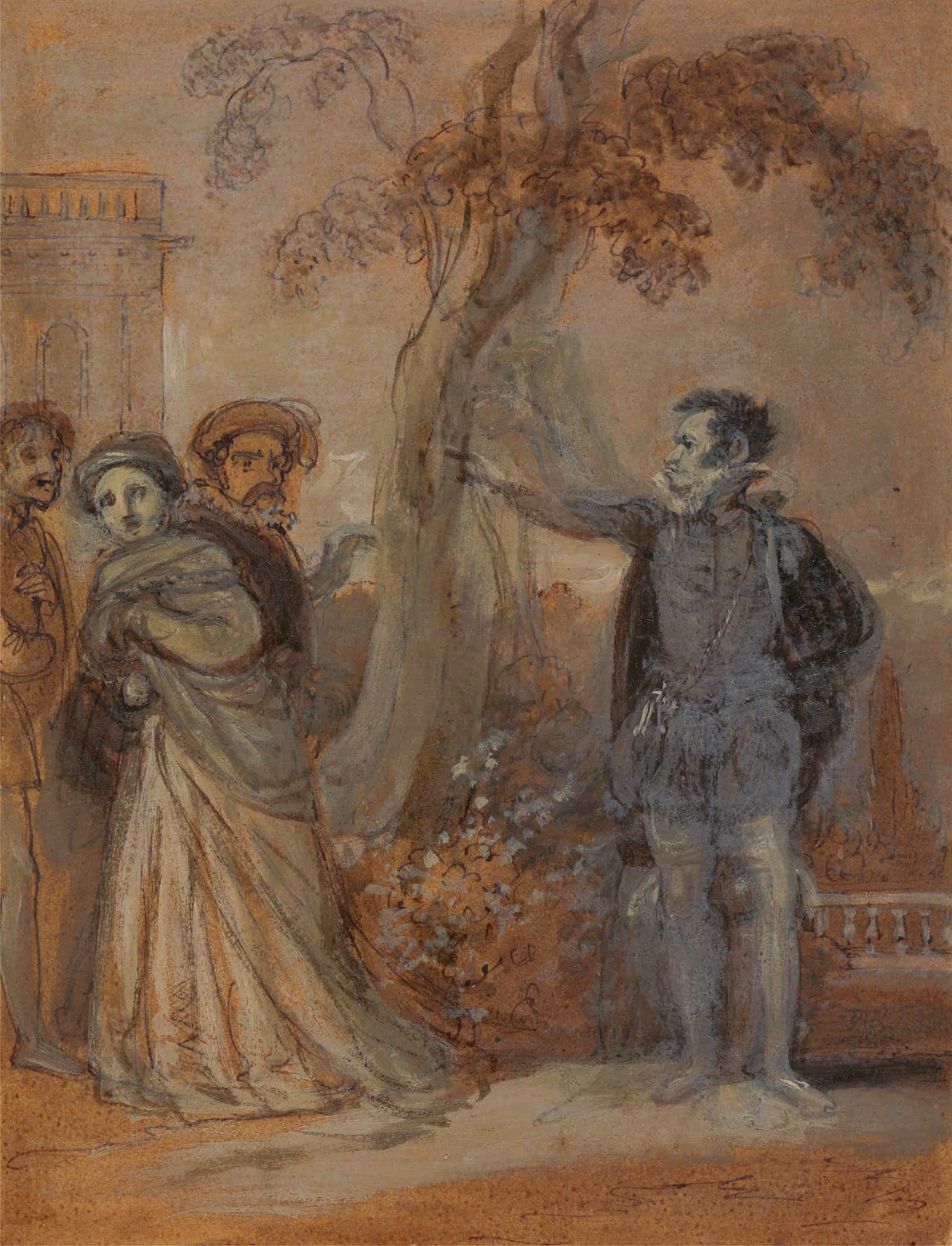 Malvolio Abusing Maria Fabian And Sir Toby by Robert Smirke