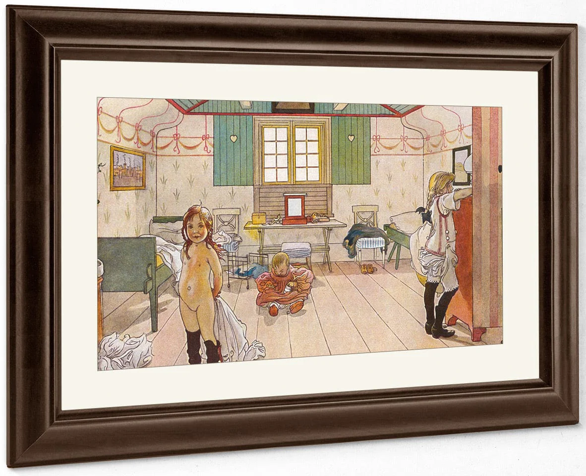 Mamma's And The Small Girls' Room By Carl Larsson - Image 3