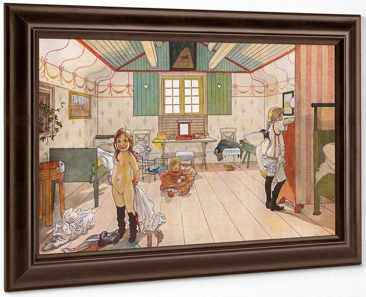 Mamma's And The Small Girls' Room By Carl Larsson - Image 4