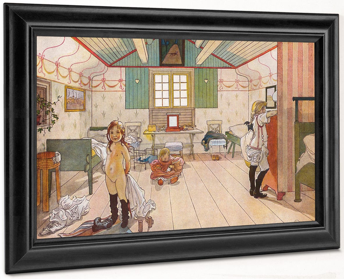 Mamma's And The Small Girls' Room By Carl Larsson - Image 6
