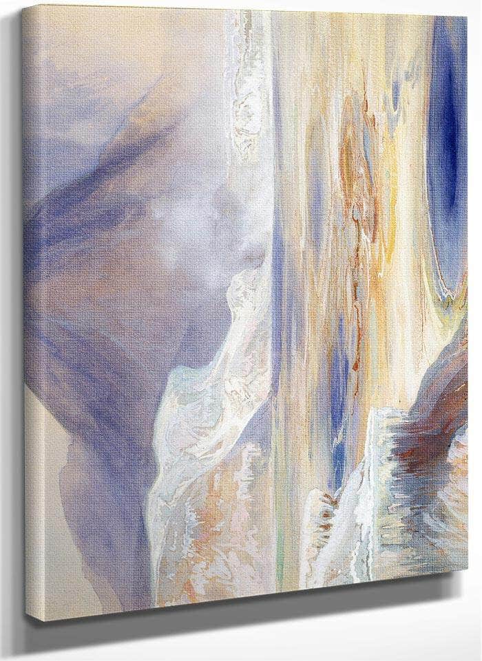 Mammoth Hot Springs, Yellowstone By Thomas Moran