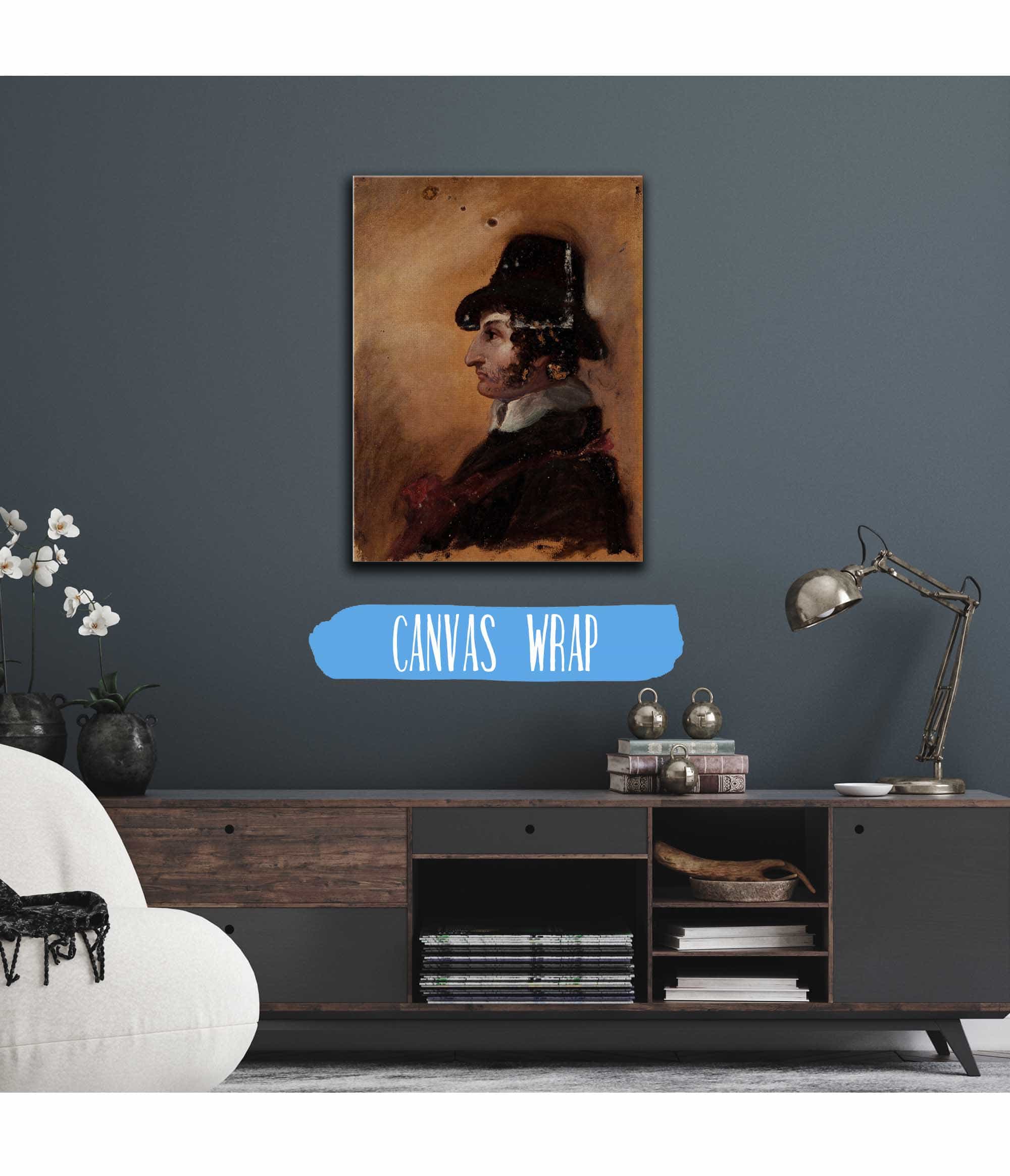 Man In A High Hat Between And by Thomas Cole - Image 3