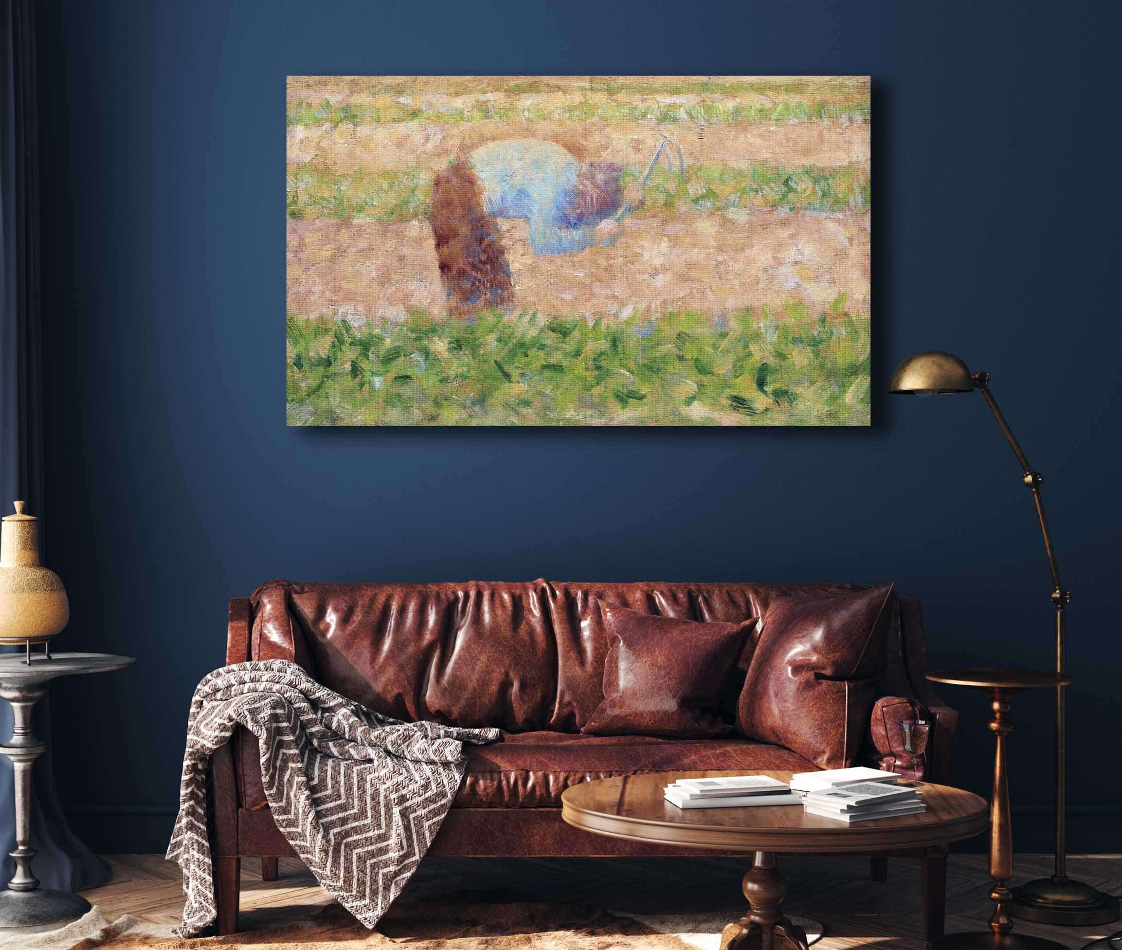 Man With A Hoe by Georges Seurat - Image 4
