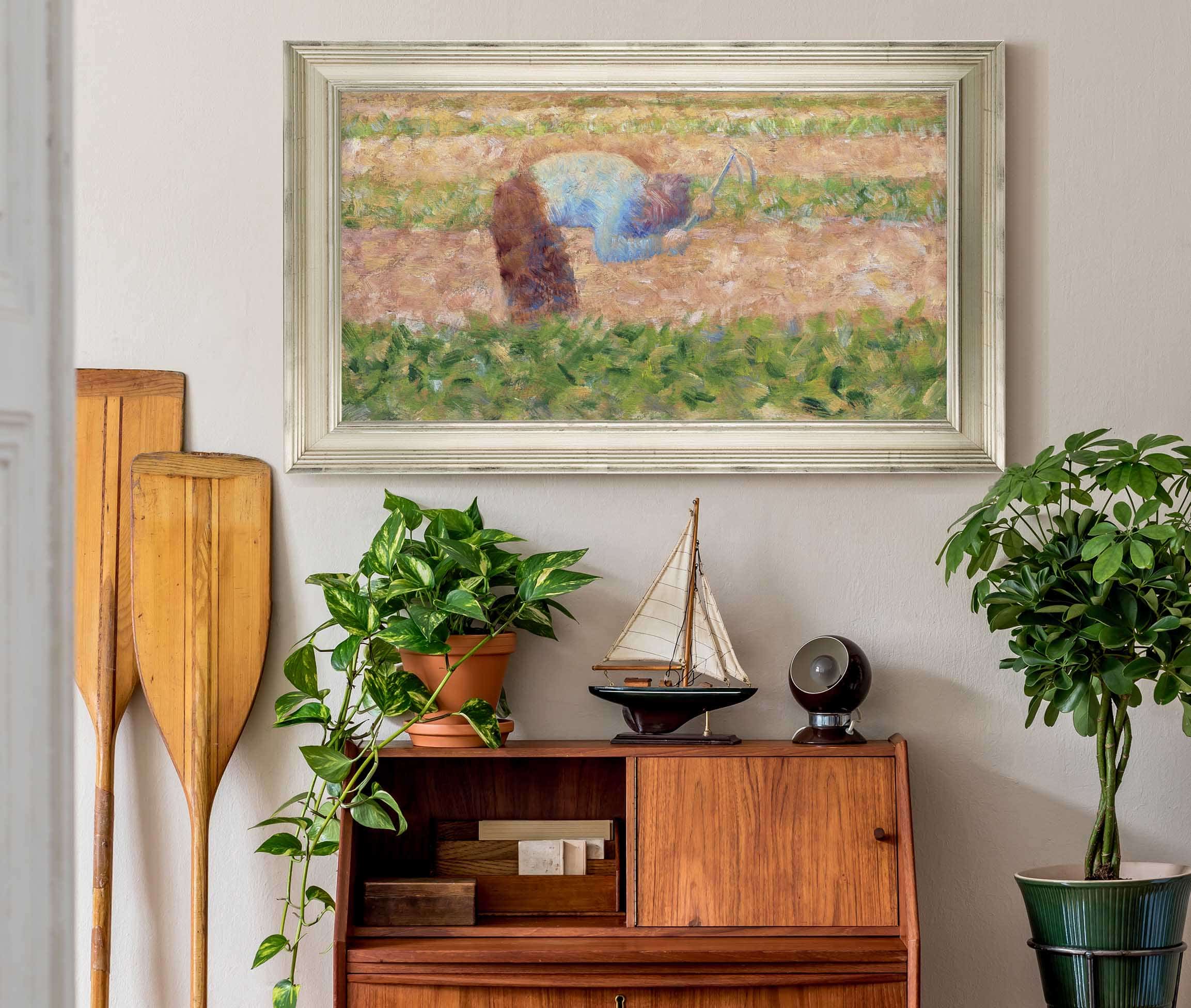 Man With A Hoe by Georges Seurat - Image 6