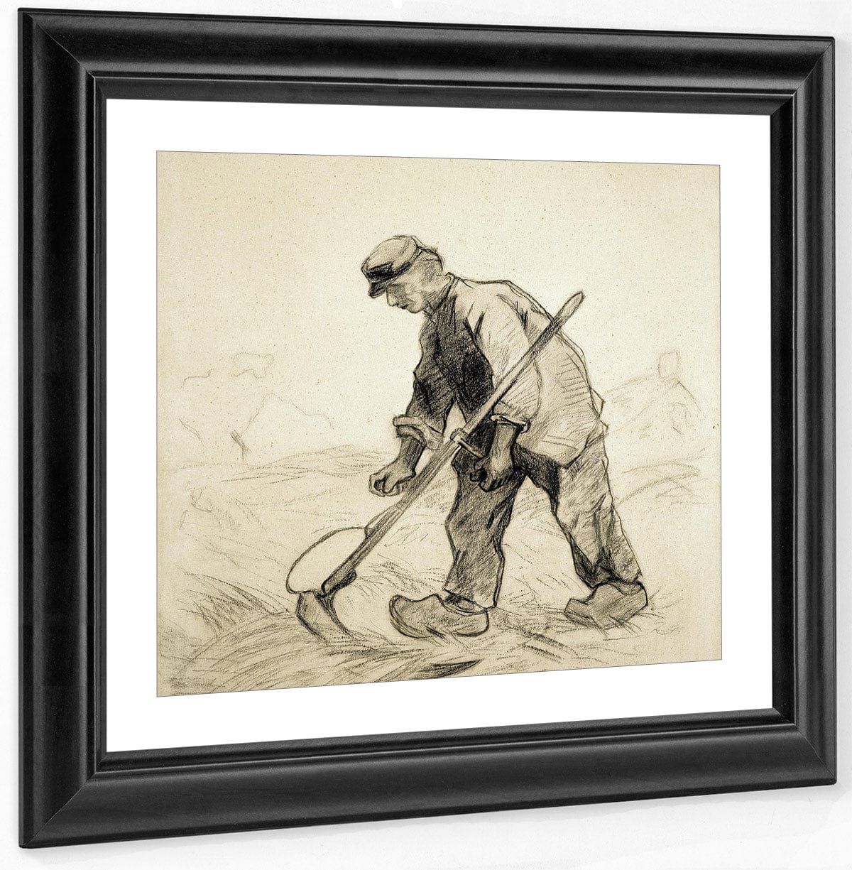 Man With A Scythe By Vincent Van Gogh - Image 2