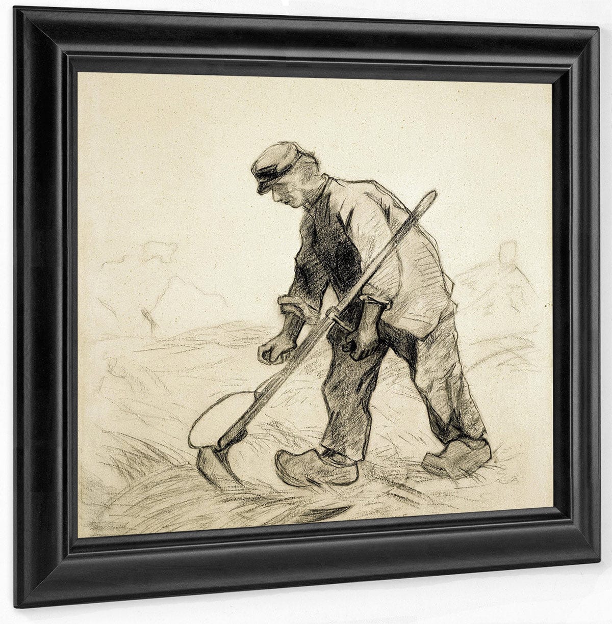 Man With A Scythe By Vincent Van Gogh - Image 6