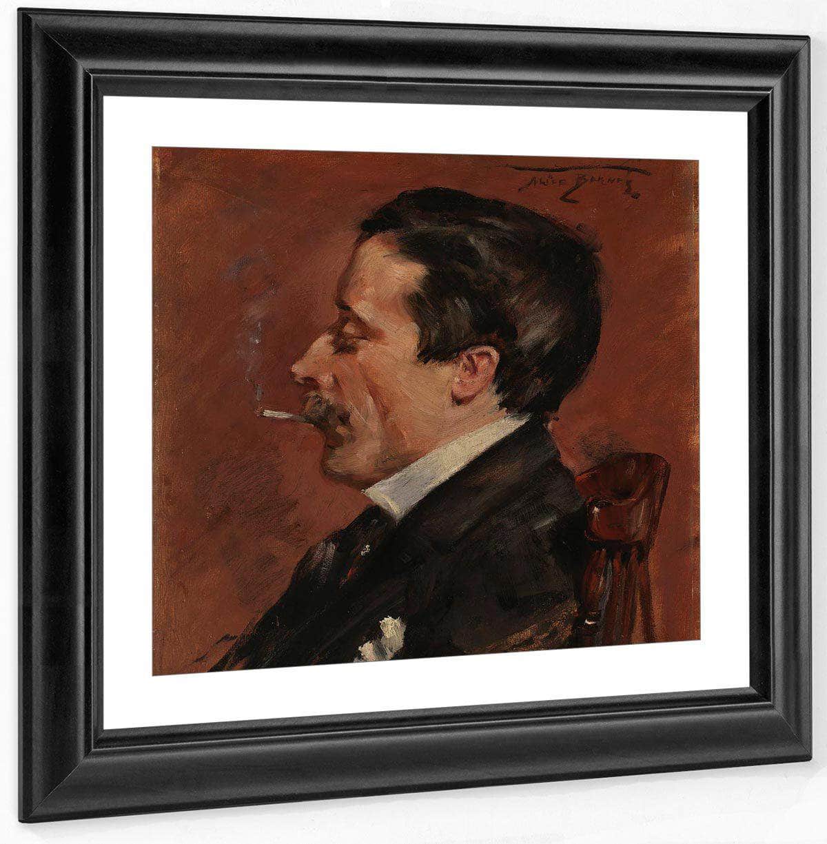 Man With Cigarette By Alice Pike Barney - Image 2