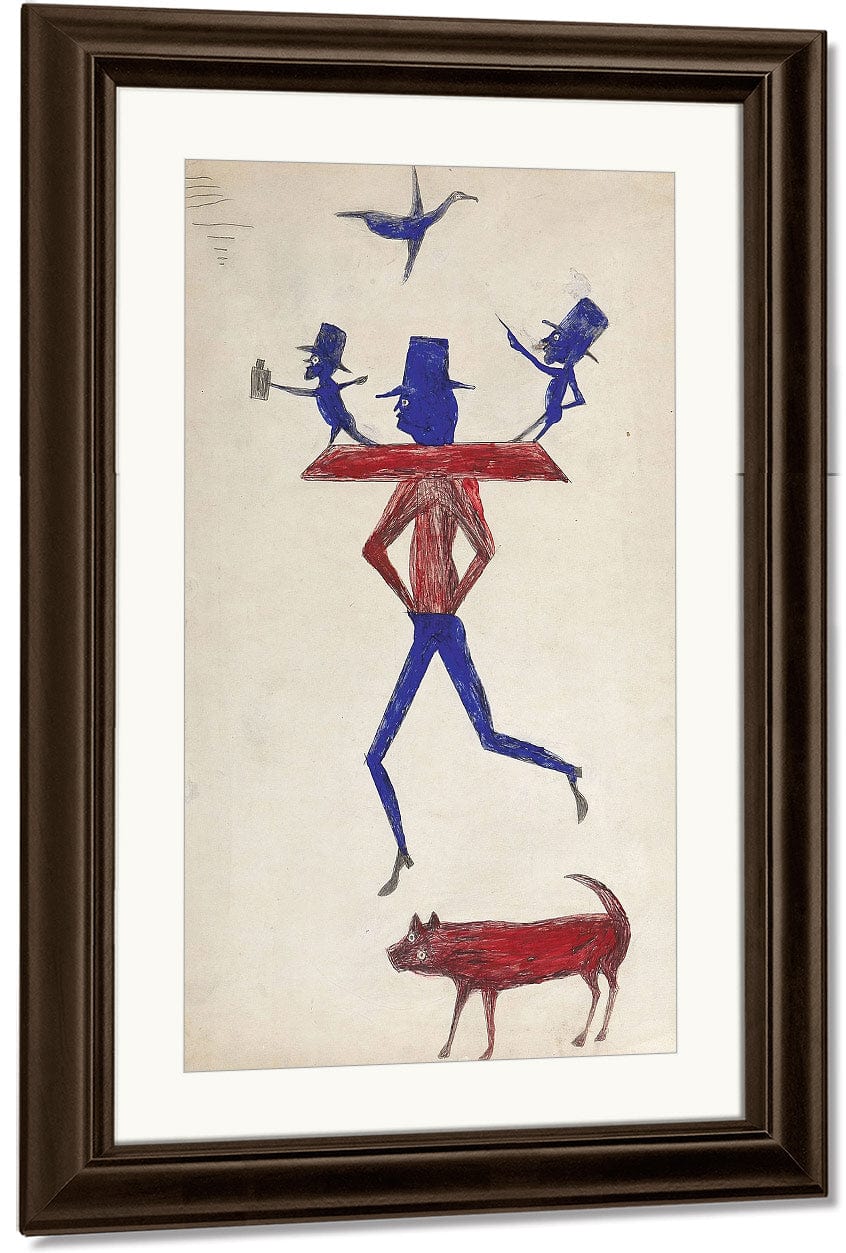 Man With Yoke By Bill Traylor - Image 4
