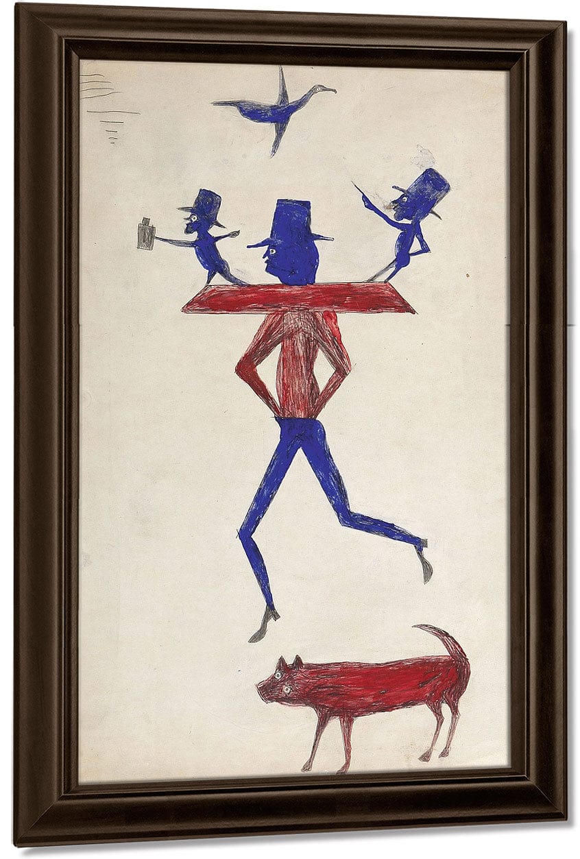 Man With Yoke By Bill Traylor - Image 5