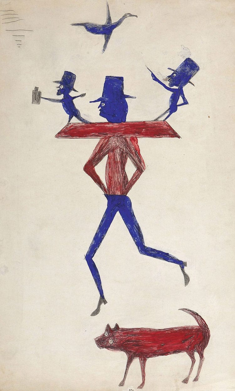 Man With Yoke By Bill Traylor - Image 6