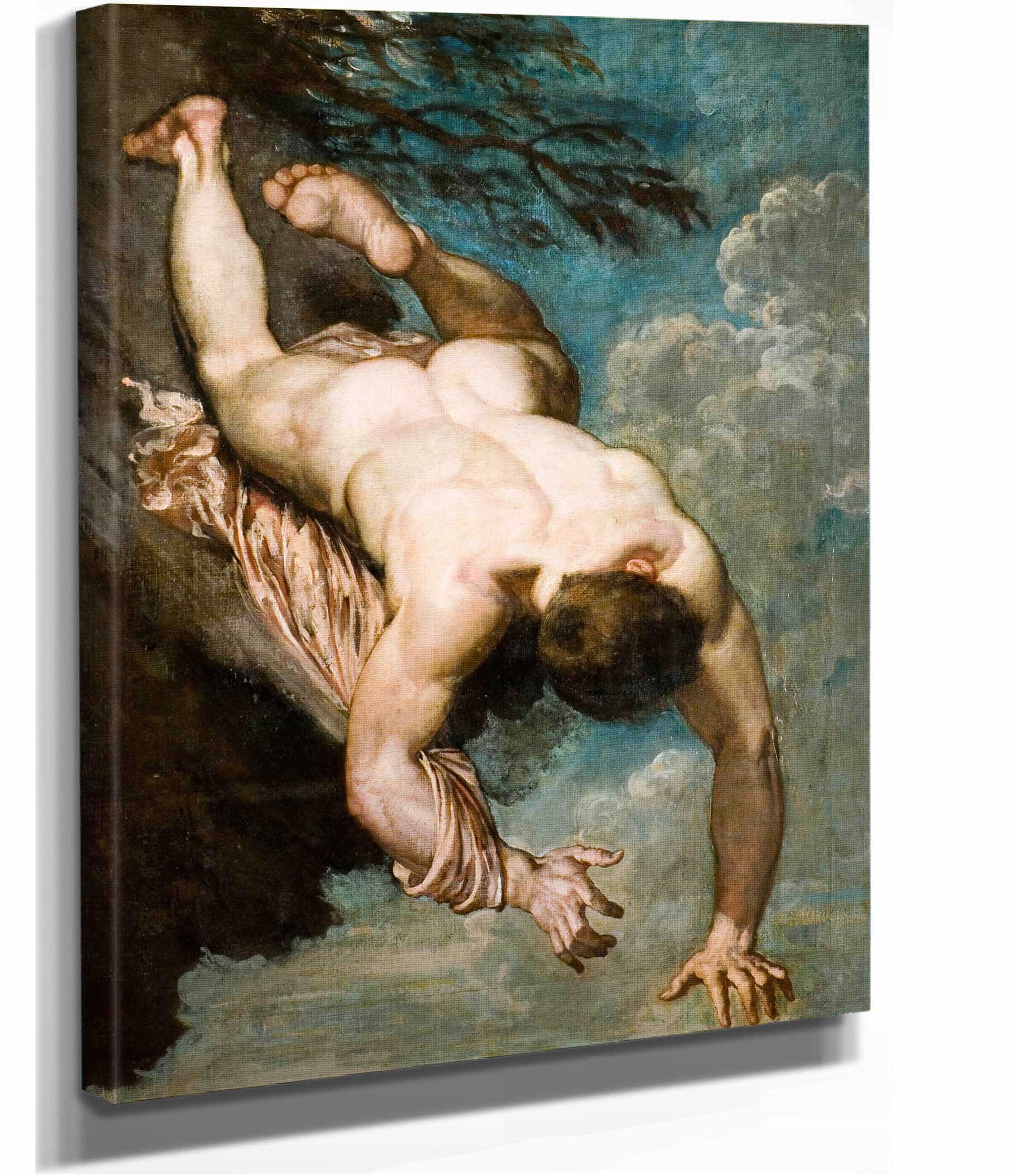 Manlius Hurled From The Rock by William Etty - Image 2