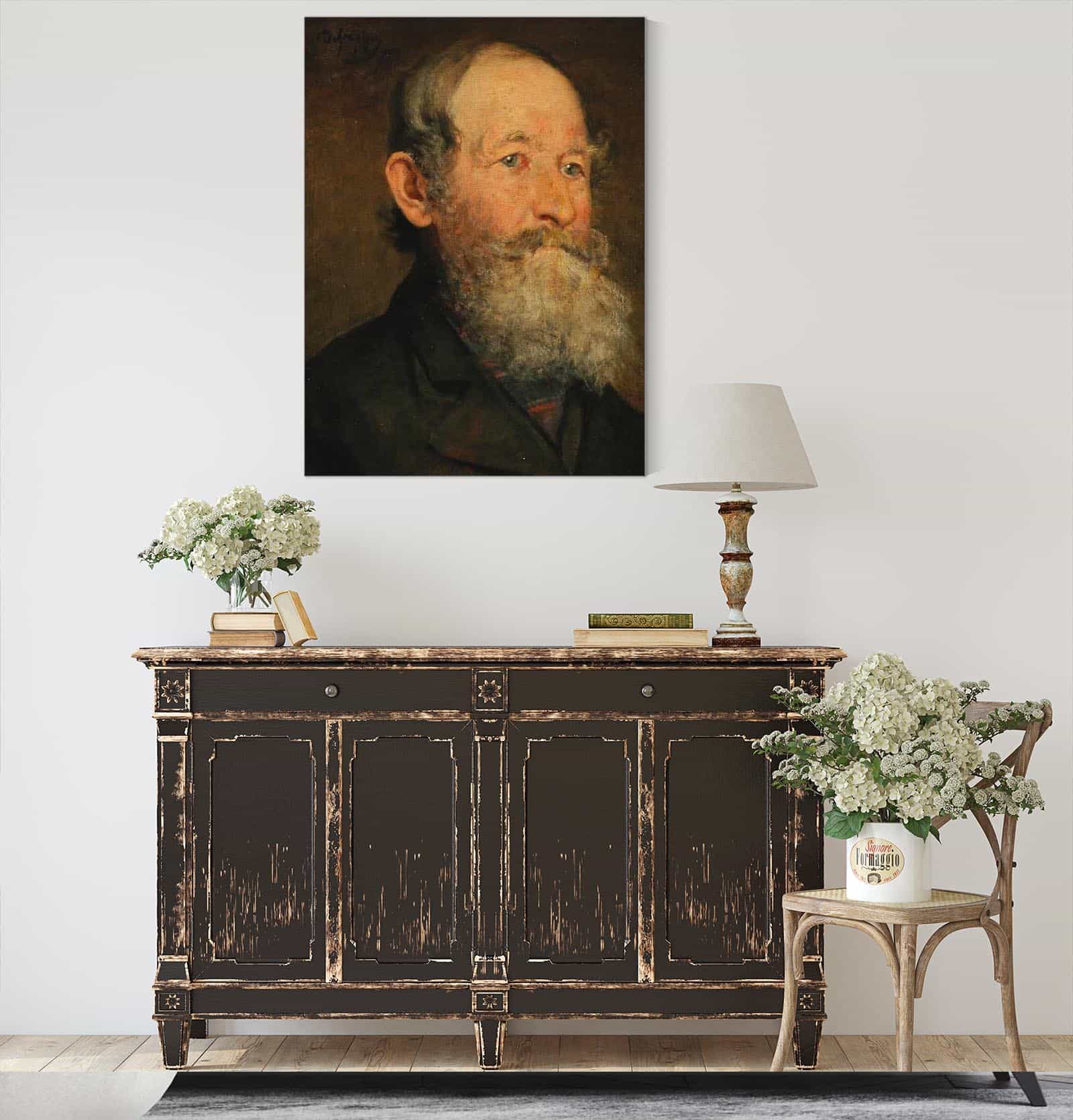 Mannerkopf by Franz Von Defregger - Image 4